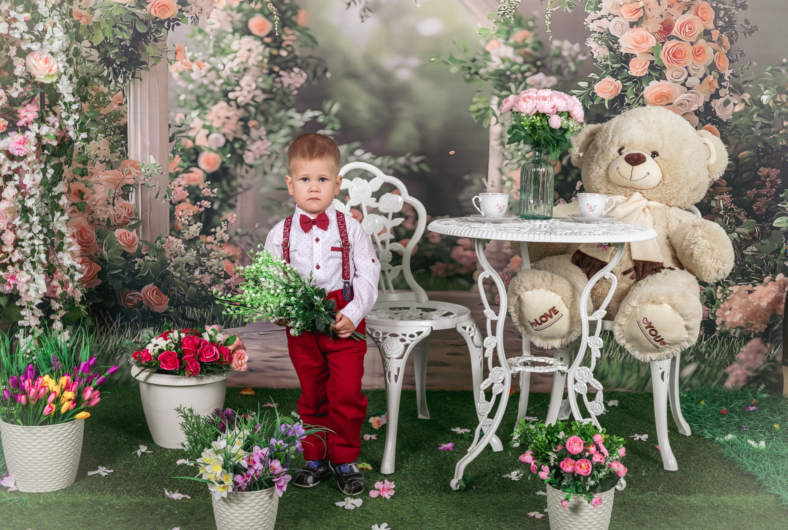 Весенняя фотосессия в ретро стиле. Школьный-дошкольный фотограф в Уфе и Башкирии Вильданов Руслан