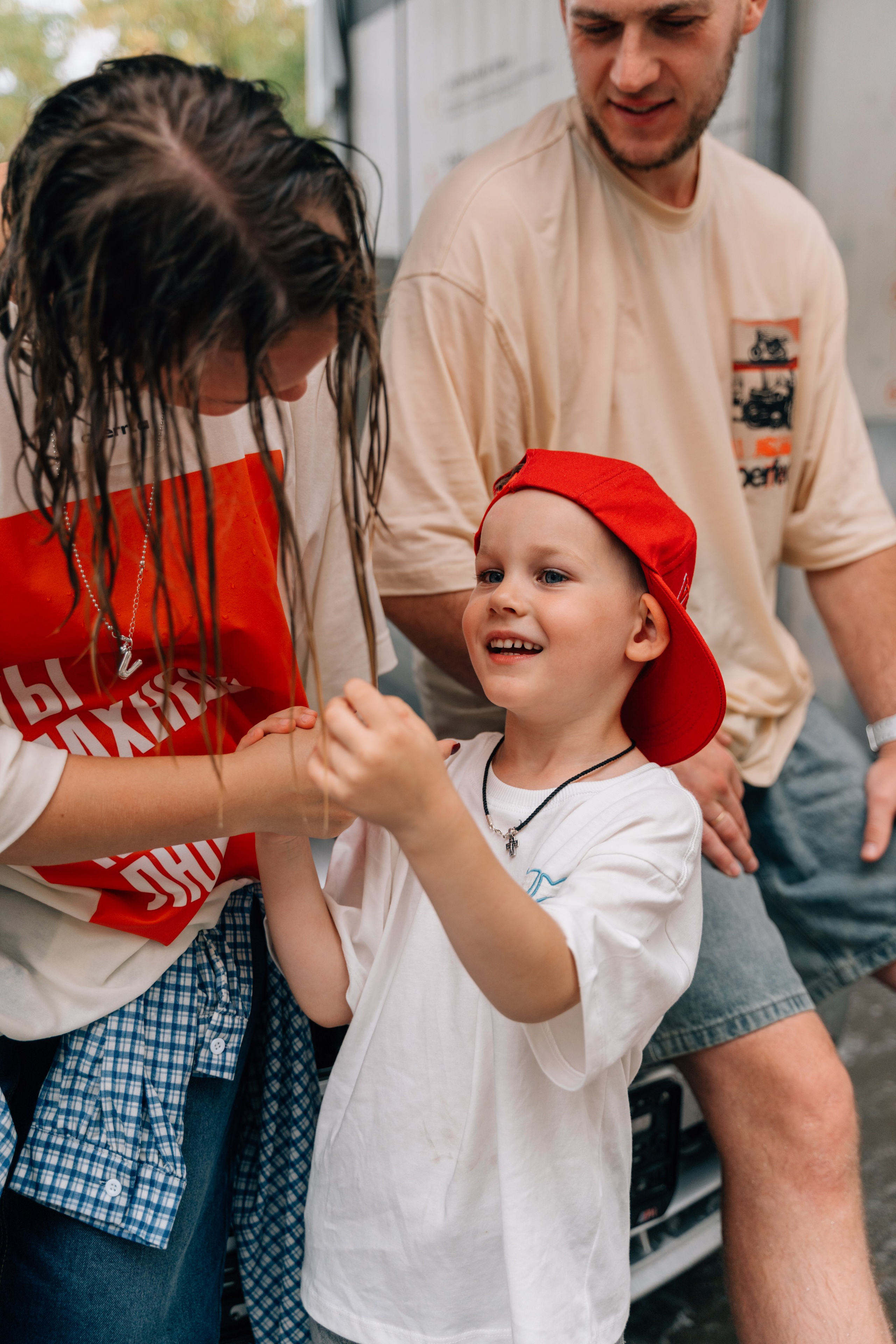 Ваня, Лера и Тимофей. Волик Мария