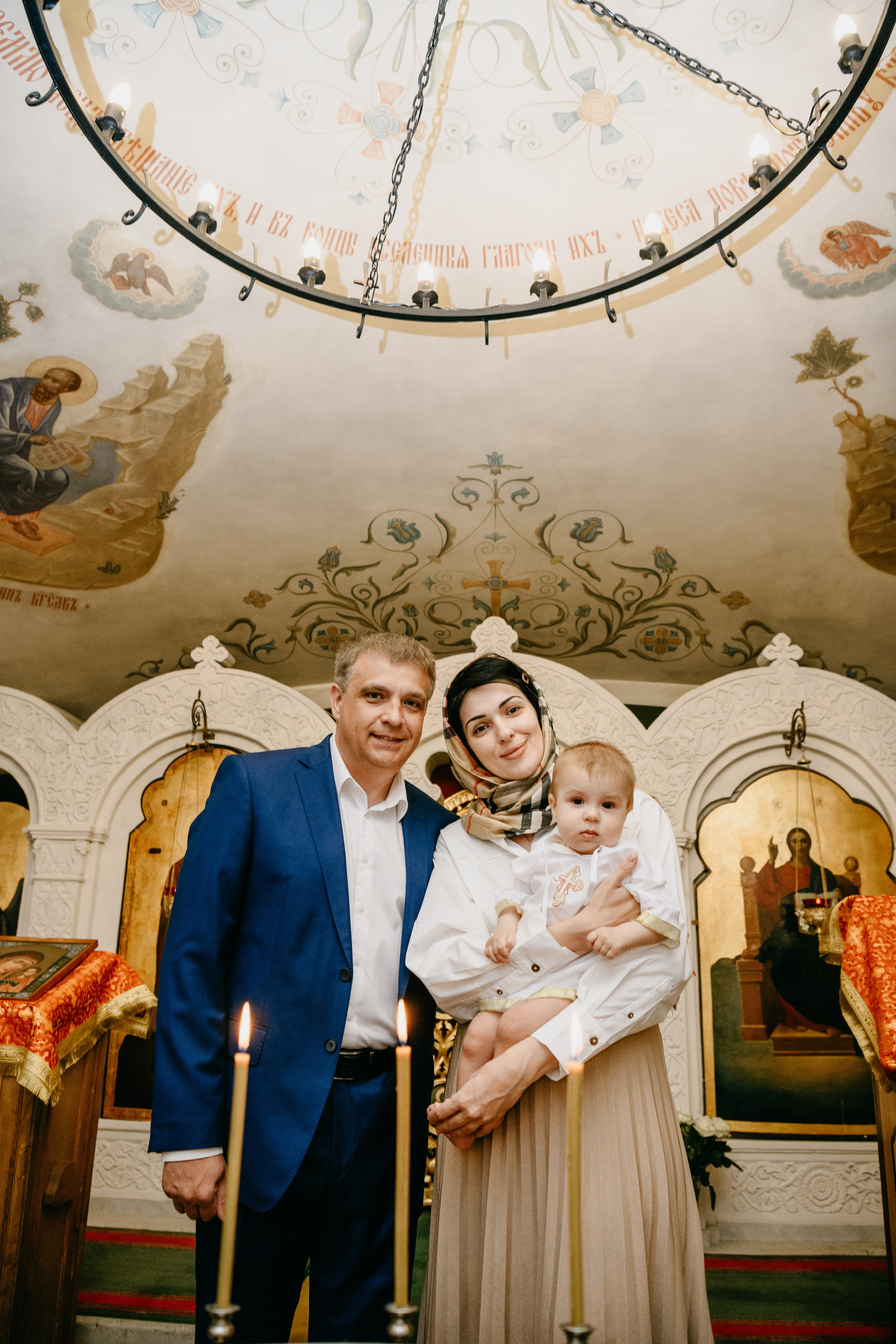 Крещение Александра. Фотограф на выписку из роддома в Москве и МО
