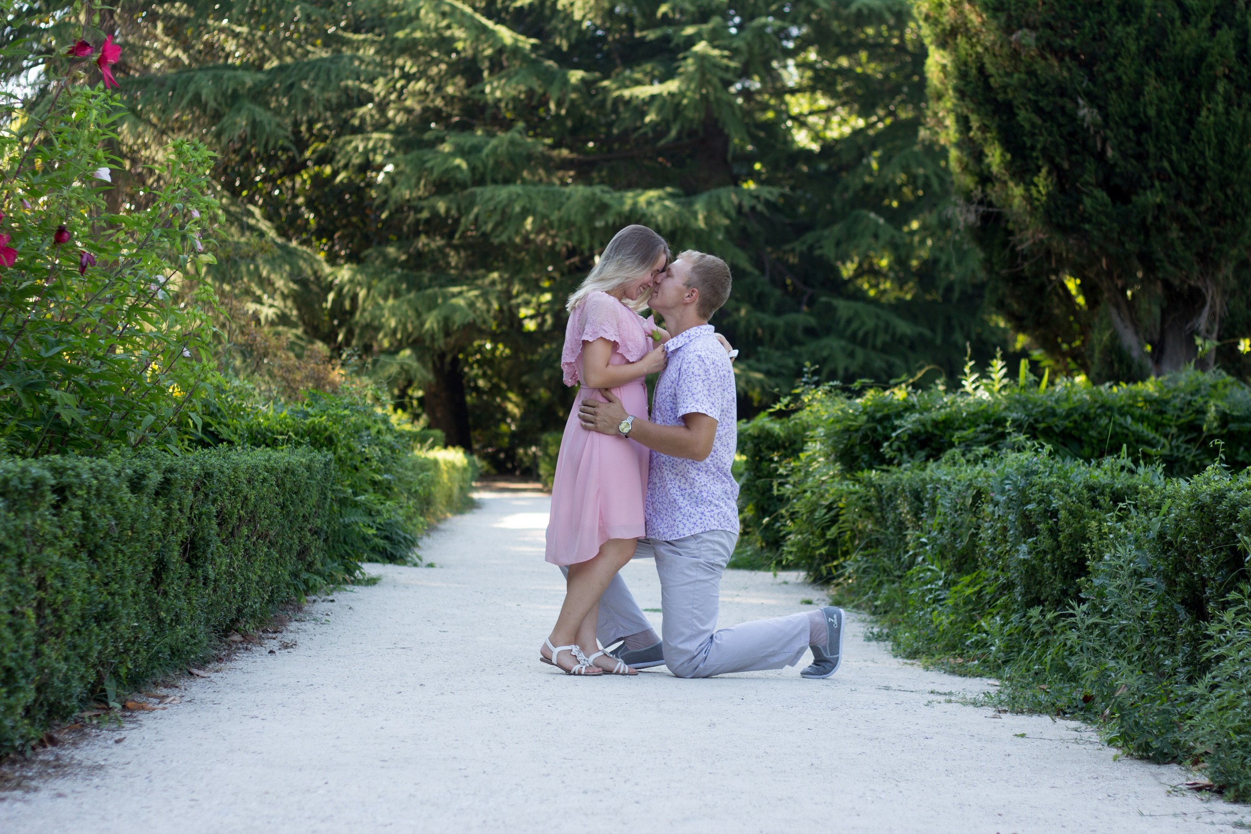 Семейная фотосессия в парке. Фотограф в Сочи Тиунова Маргарита и Тиунов Евгений