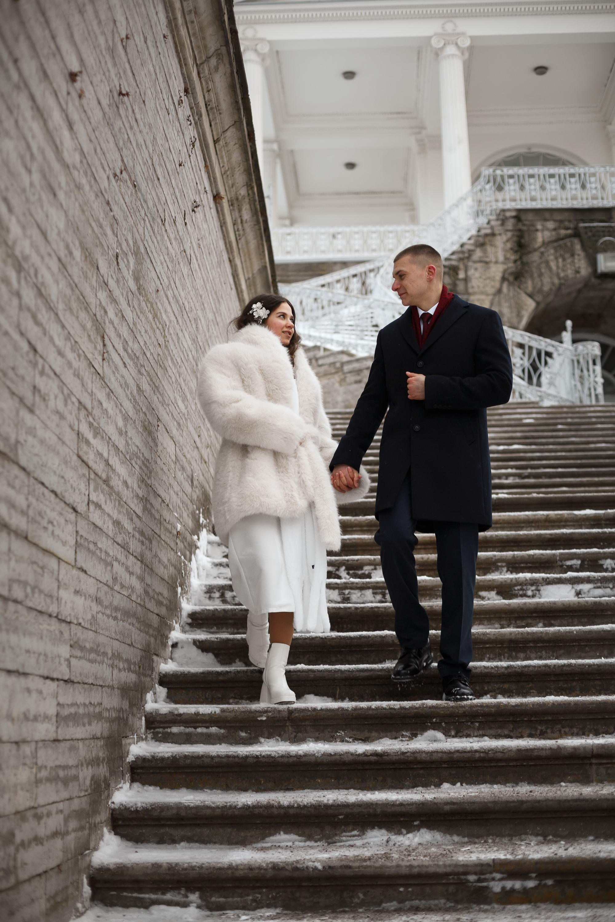 Зимняя свадьба в Пушкине. Свадебный фотограф Игорь Брундасов 8PHOTO на свадьбу венчание загс СПб
