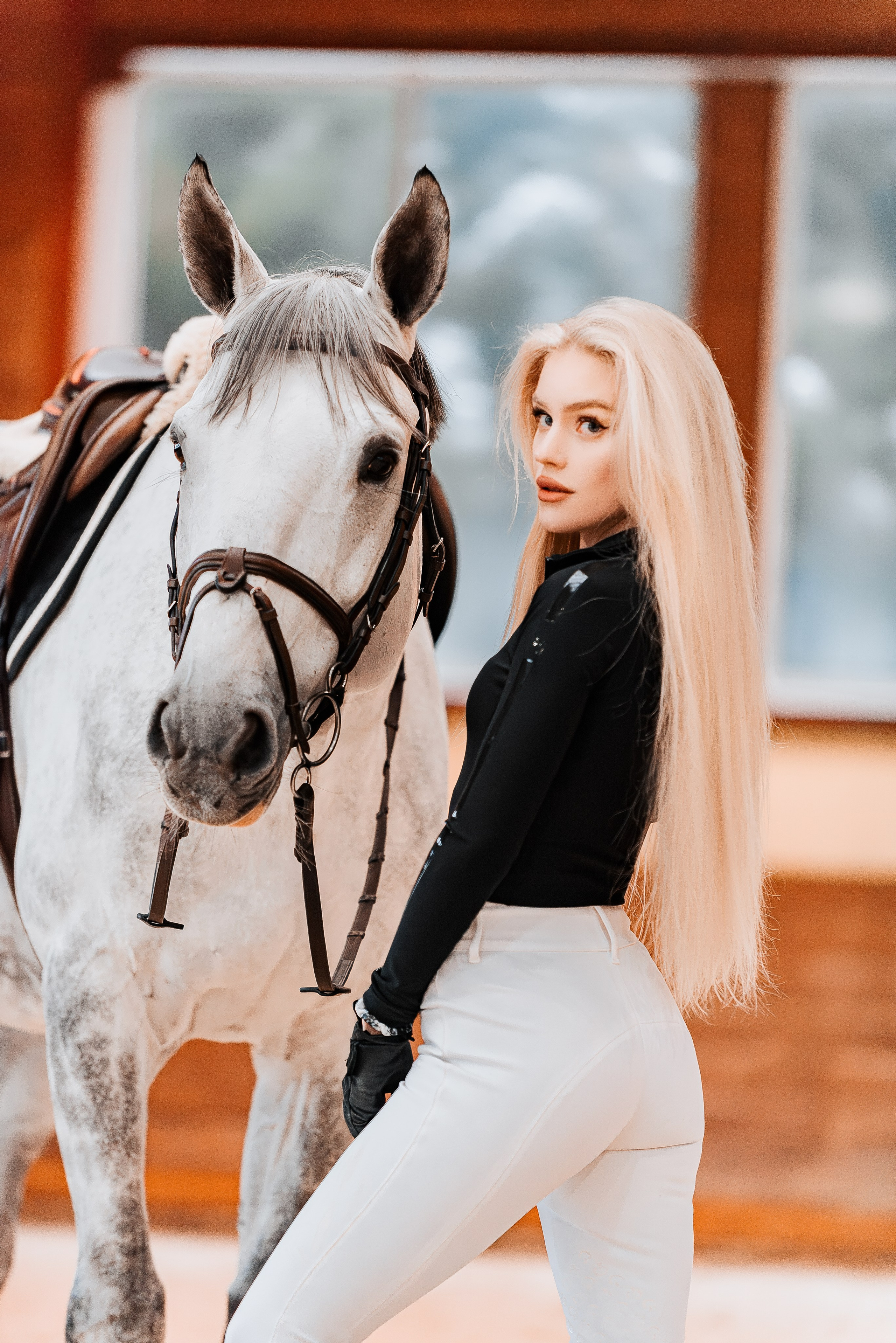 Анастасия и Соперник. Куракина Дарья • Конный фотограф