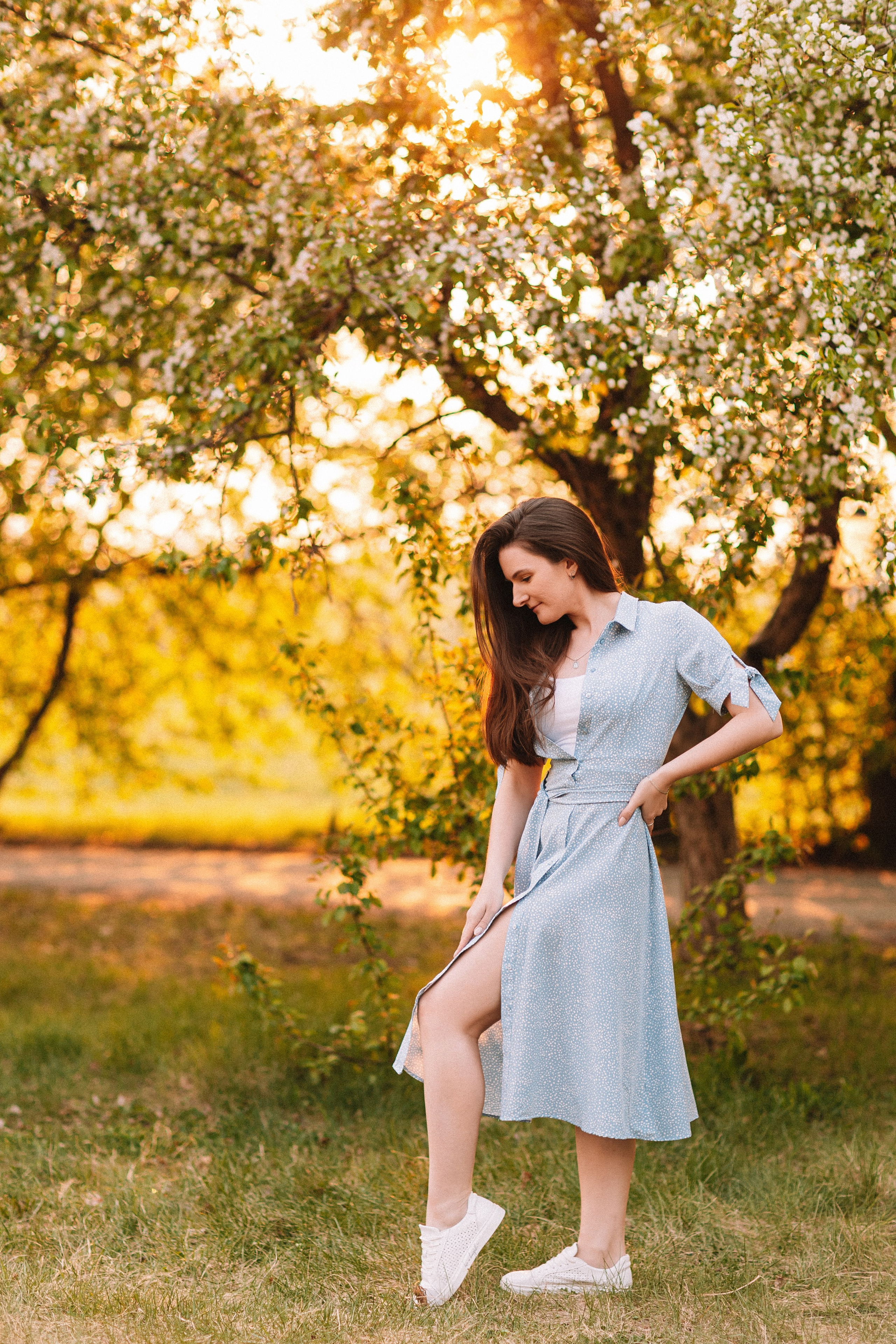 Яблони. Семейный фотограф Тюмень, фотограф на роды Салмина Мария