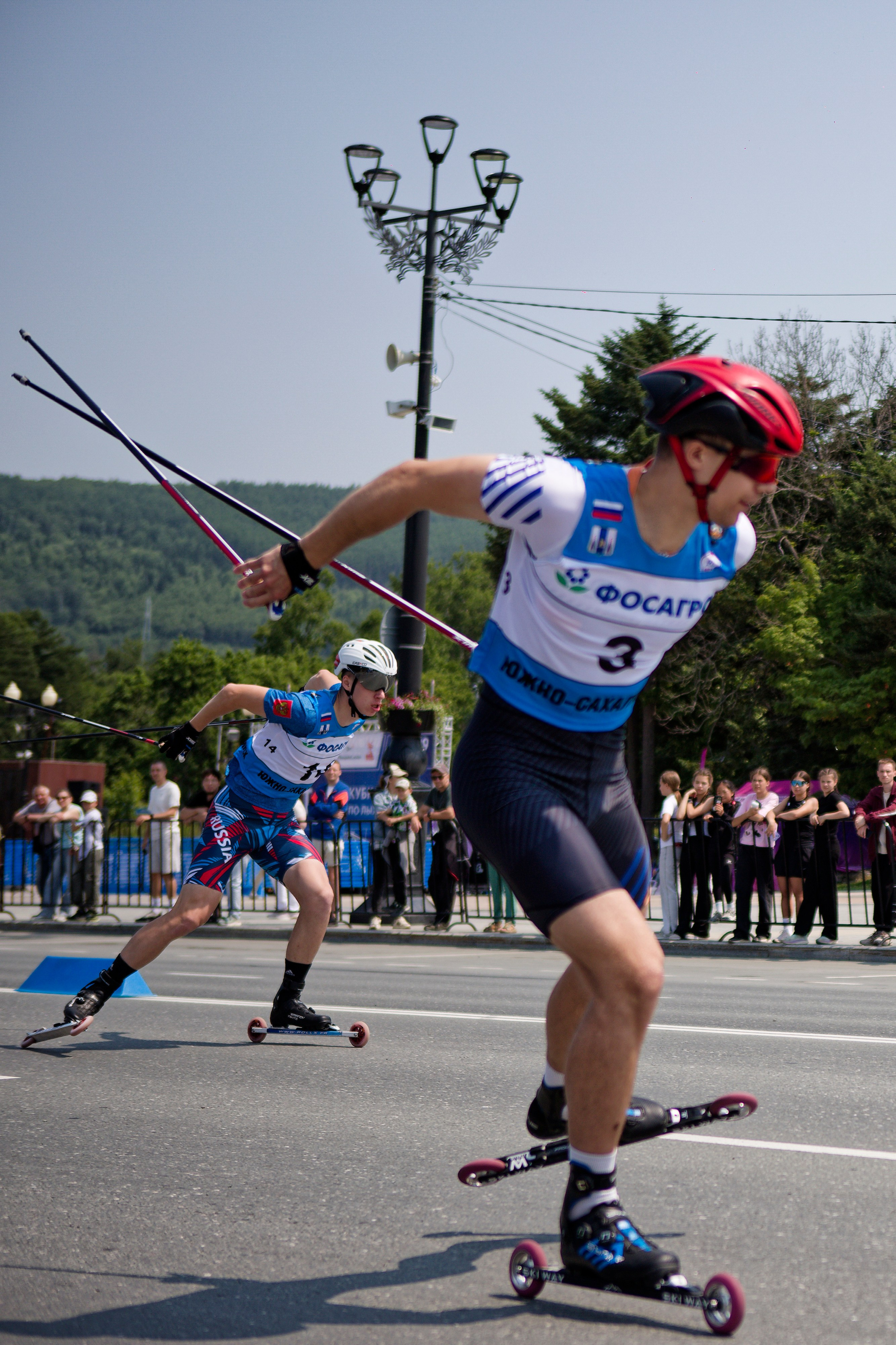 II этап Кубка России по лыжероллерам. Кутузов Евгений Фотограф в Южно-Сахалинске