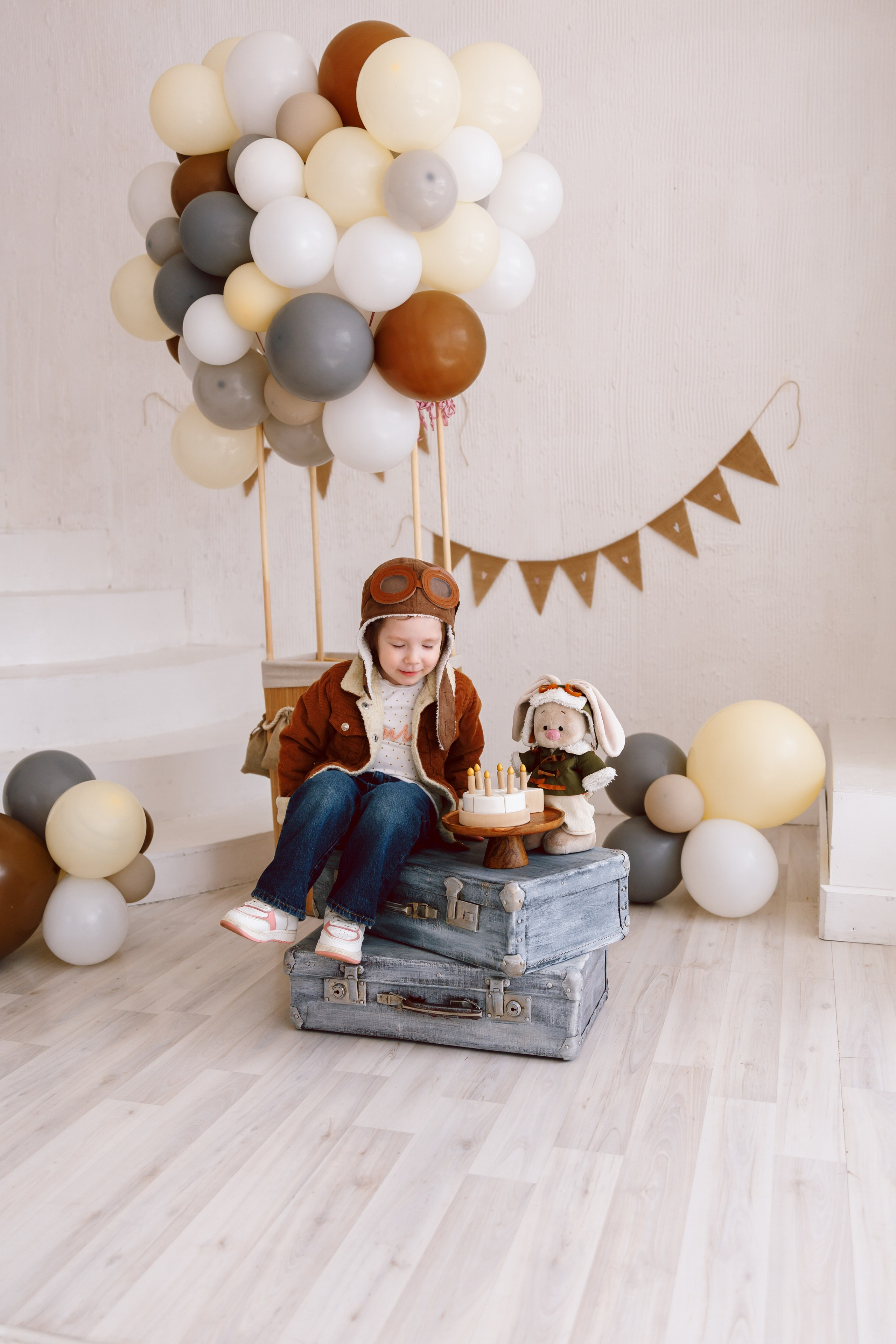 Фотодень «на воздушном шаре». Фотограф новорожденных Тверь Диана Муляева