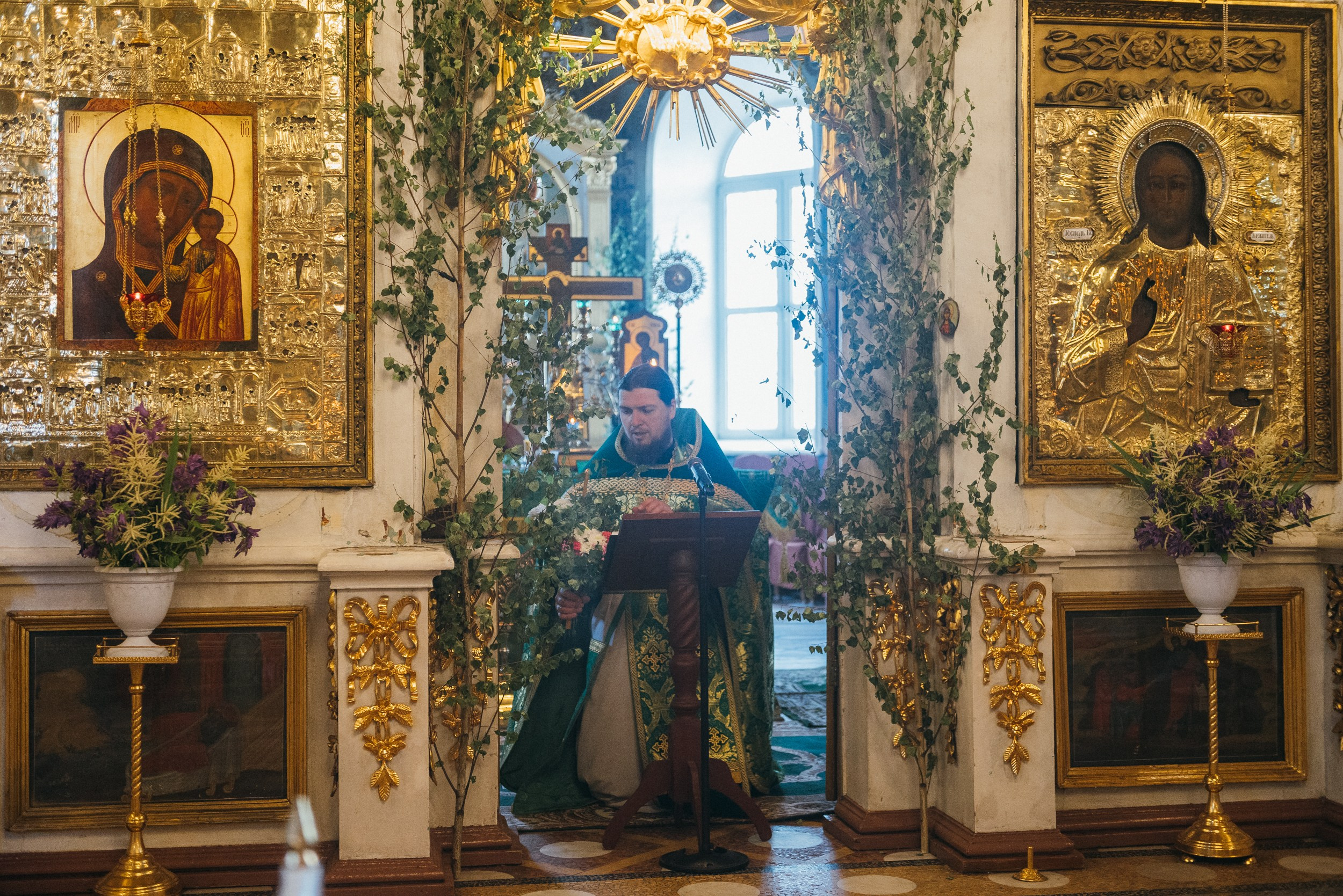 Фоторепортаж литургии на праздник Троицы. Семейный фотограф на крещение, венчание в Иваново Галина Скурихина