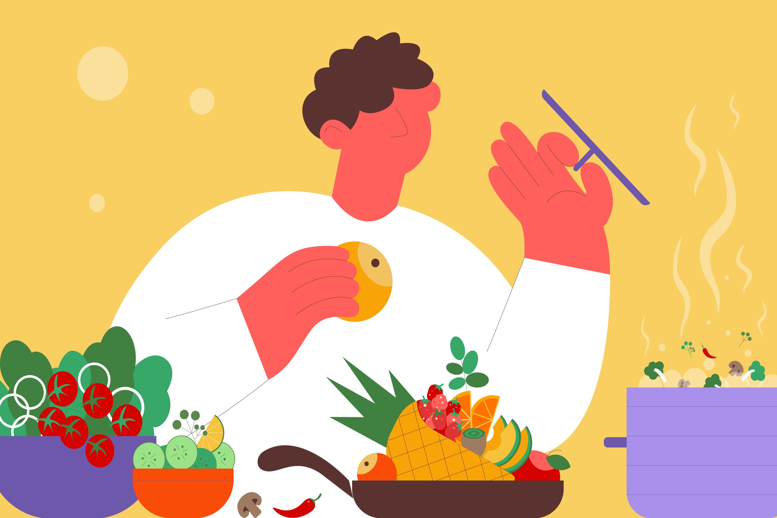 Иллюстрации & Кулинарный блог. Олеся Бакулина, графический дизайнер, иллюстратор