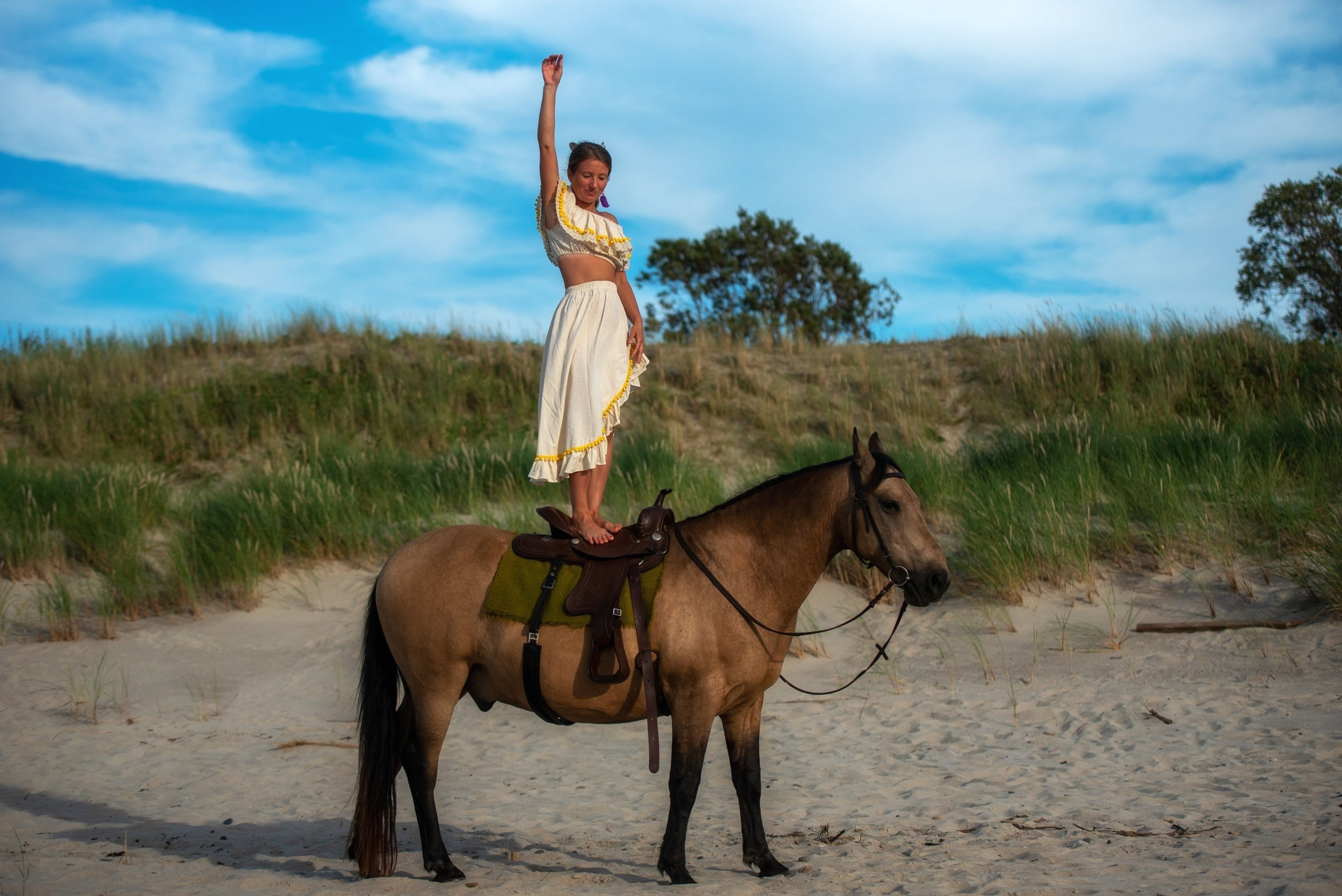 Побережье Балтийского моря. Фотограф с лошадьми в Калининграде Татьяна Ларина