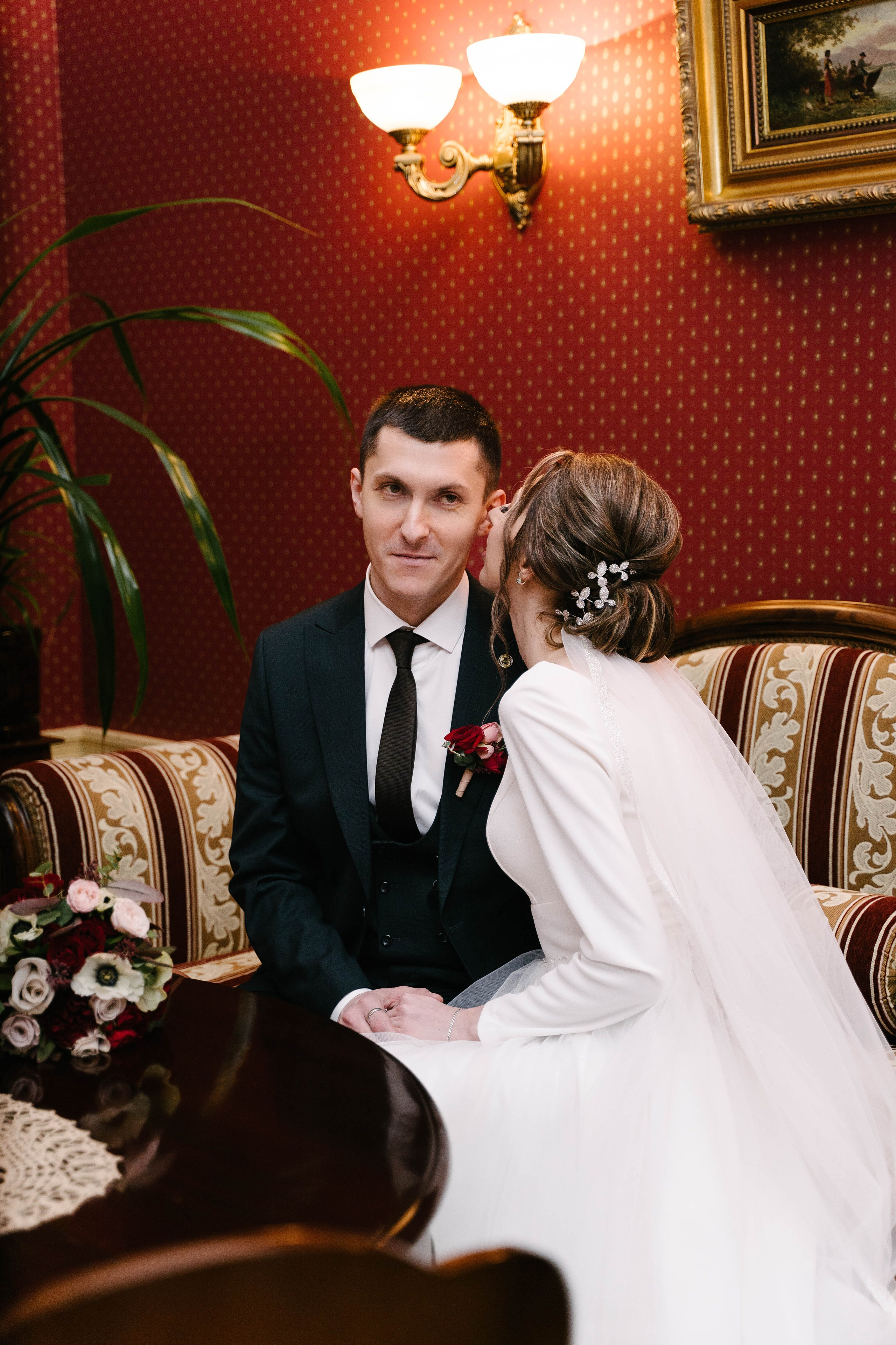 Зимняя свадебная фотосессия молодоженов. Свадебный и семейный фотограф из Воронежа|Москвы Бубнова Екатерина