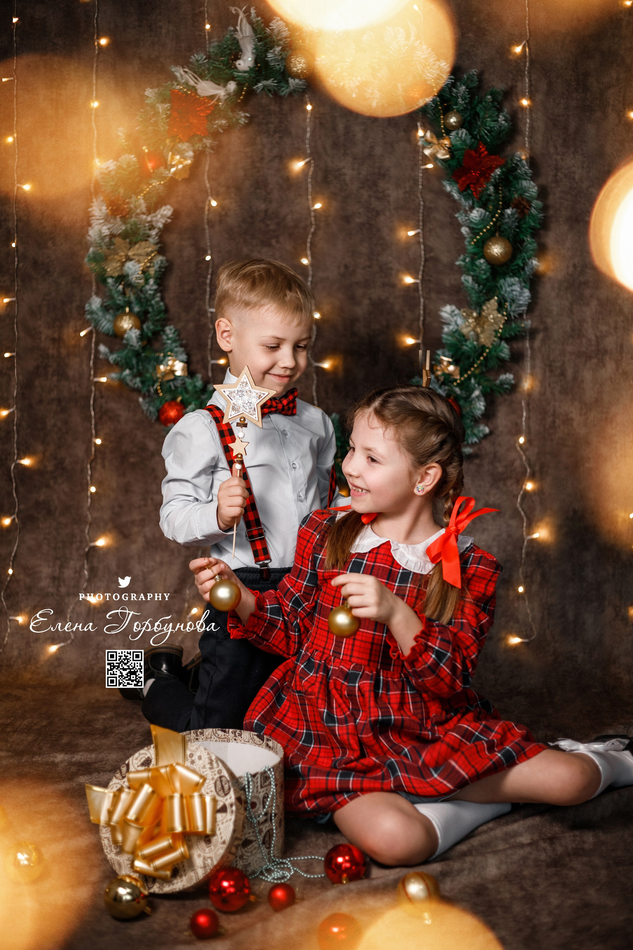 Моя студия. Фото проект Новогодняя открытка. Ноябрь 2023 г. Фотограф Пермь. Свадьбы. Семья и дети, школа, д. сад. Фотокниги