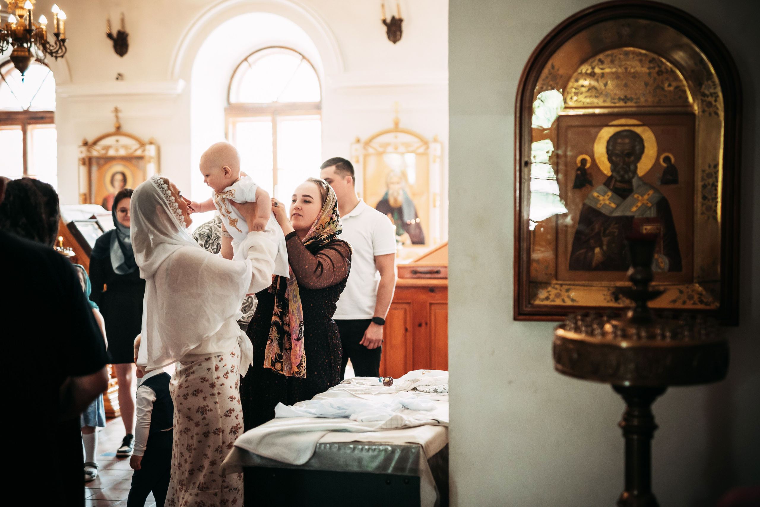 Крещение Федора. Алёна Хомич. Свадебный и семейный фотограф Коломна, Москва