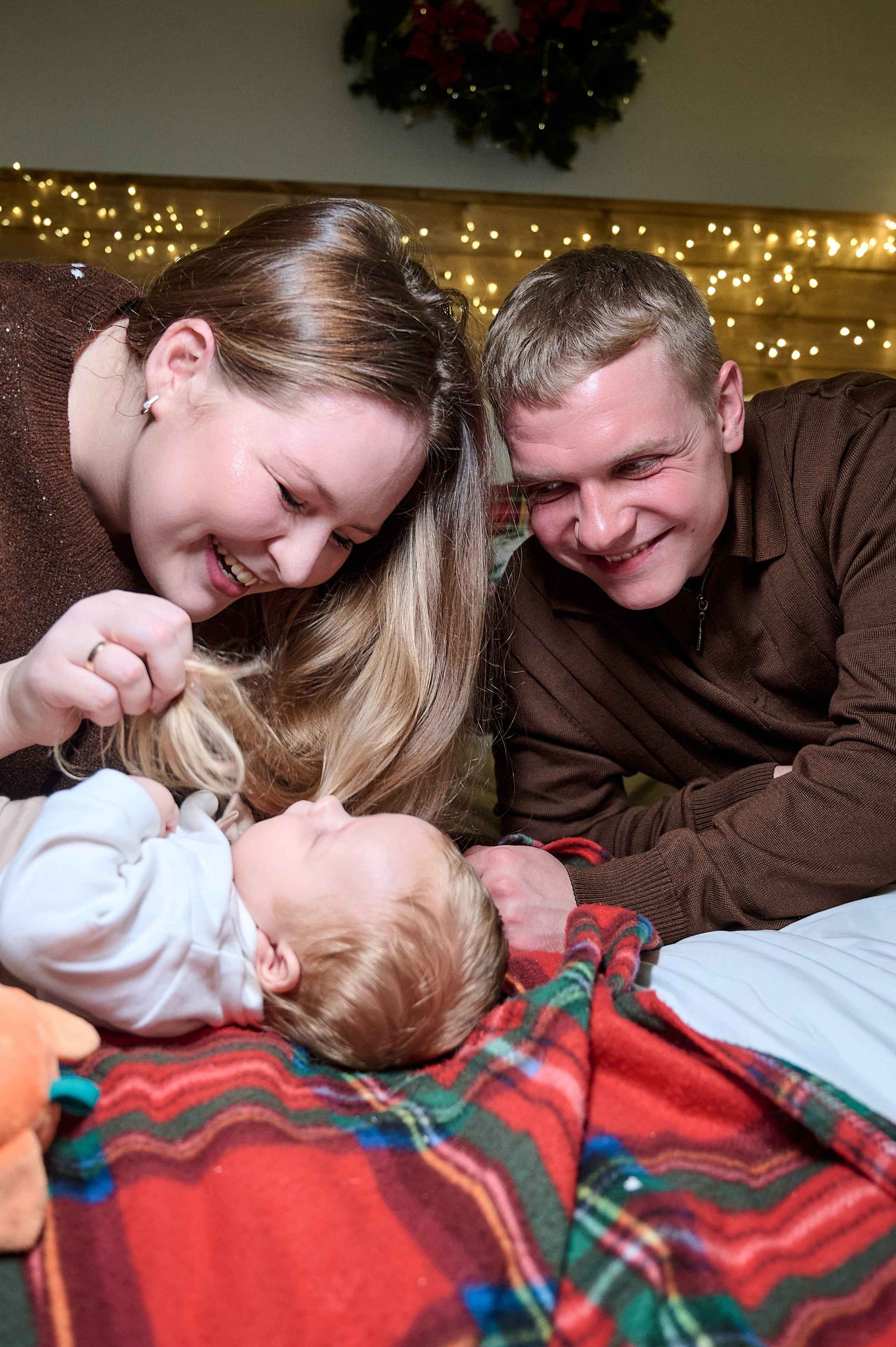 Новогодняя семейная фотосессия в Новокузнецке — семья Фетисовых