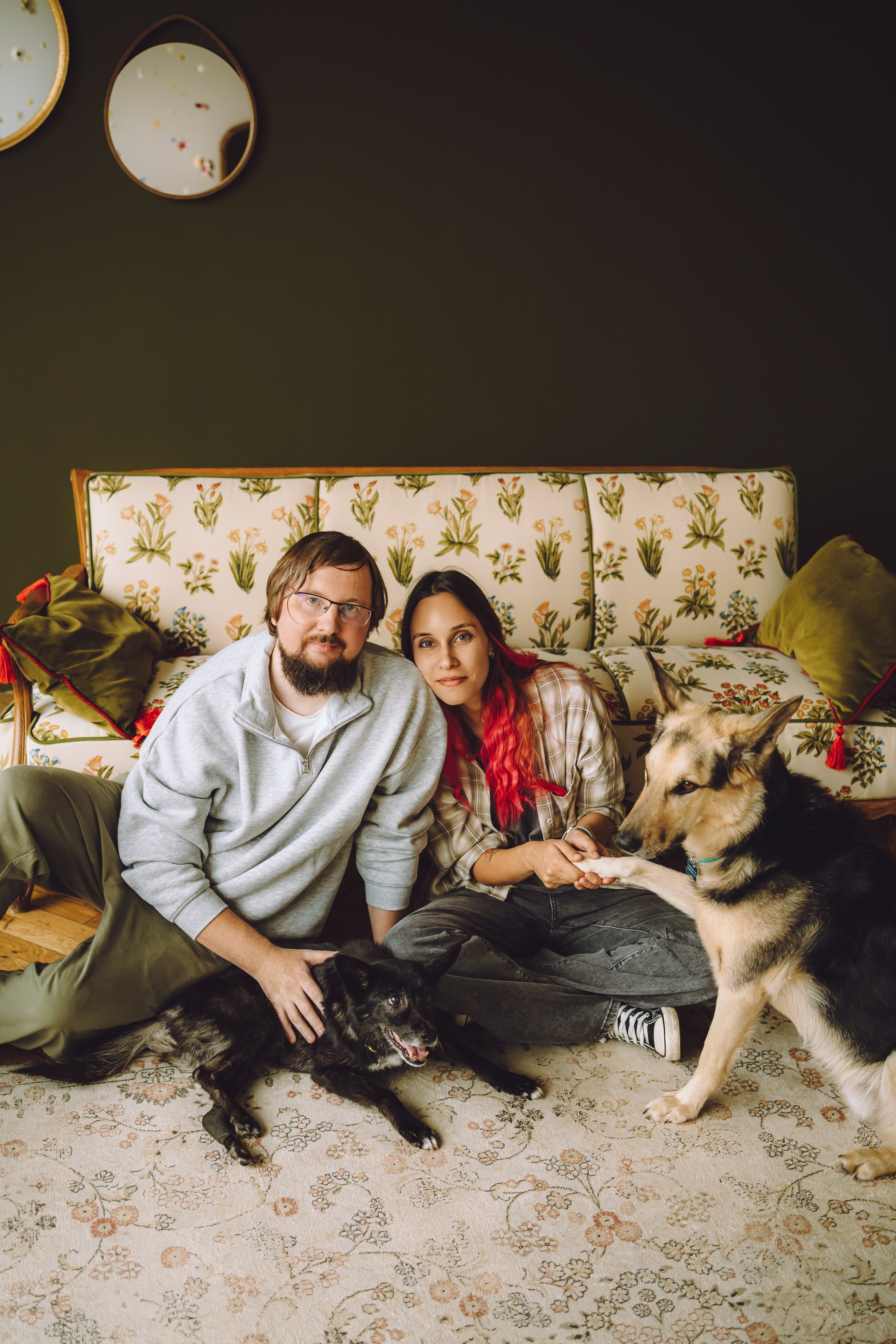 Джессика, Патрик и их семья. Семейный фотограф животных, анималист в Москве Екатерина Киреева