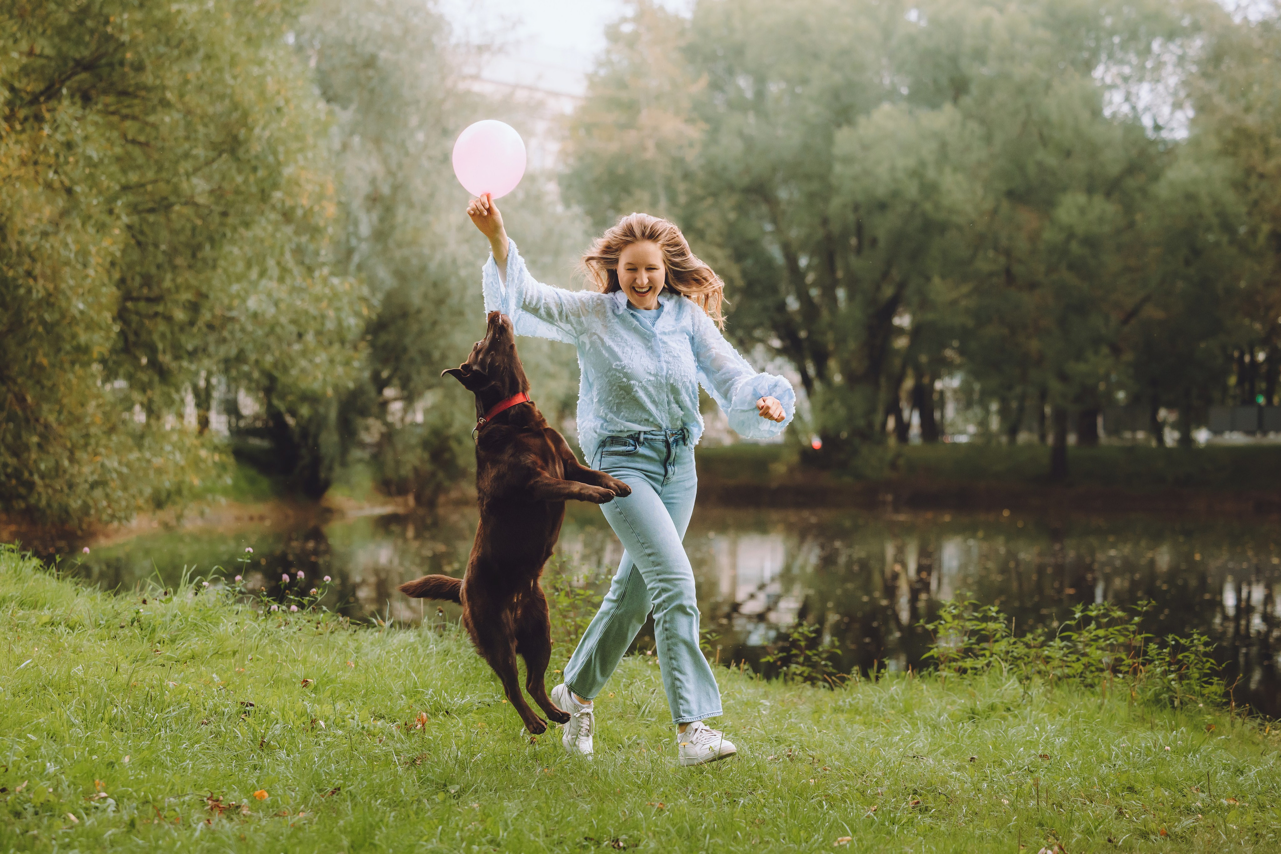 Катя, Ваня и Джеси. Семейный фотограф животных, анималист в Москве Екатерина Киреева