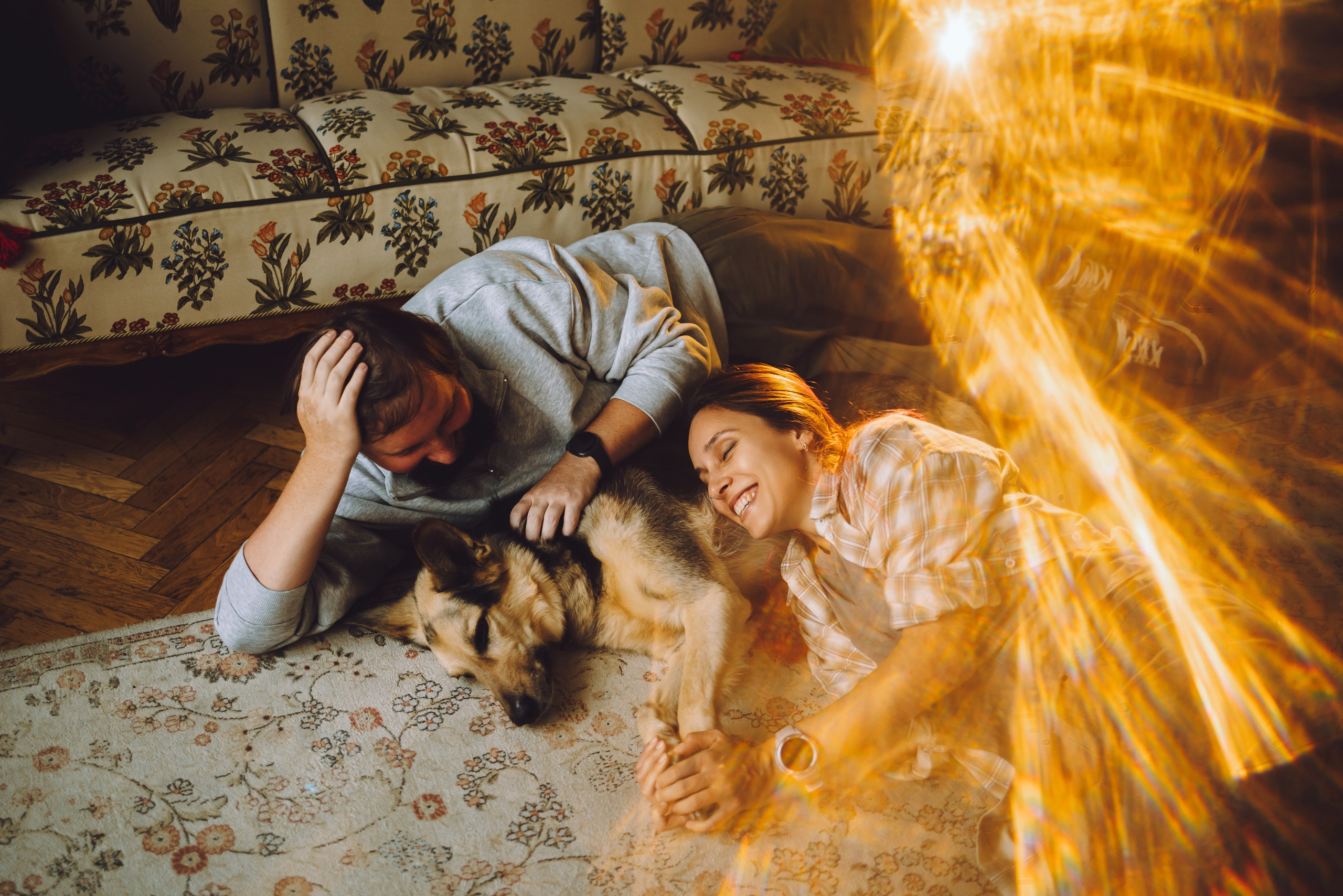 Джессика, Патрик и их семья. Семейный фотограф животных, анималист в Москве Екатерина Киреева