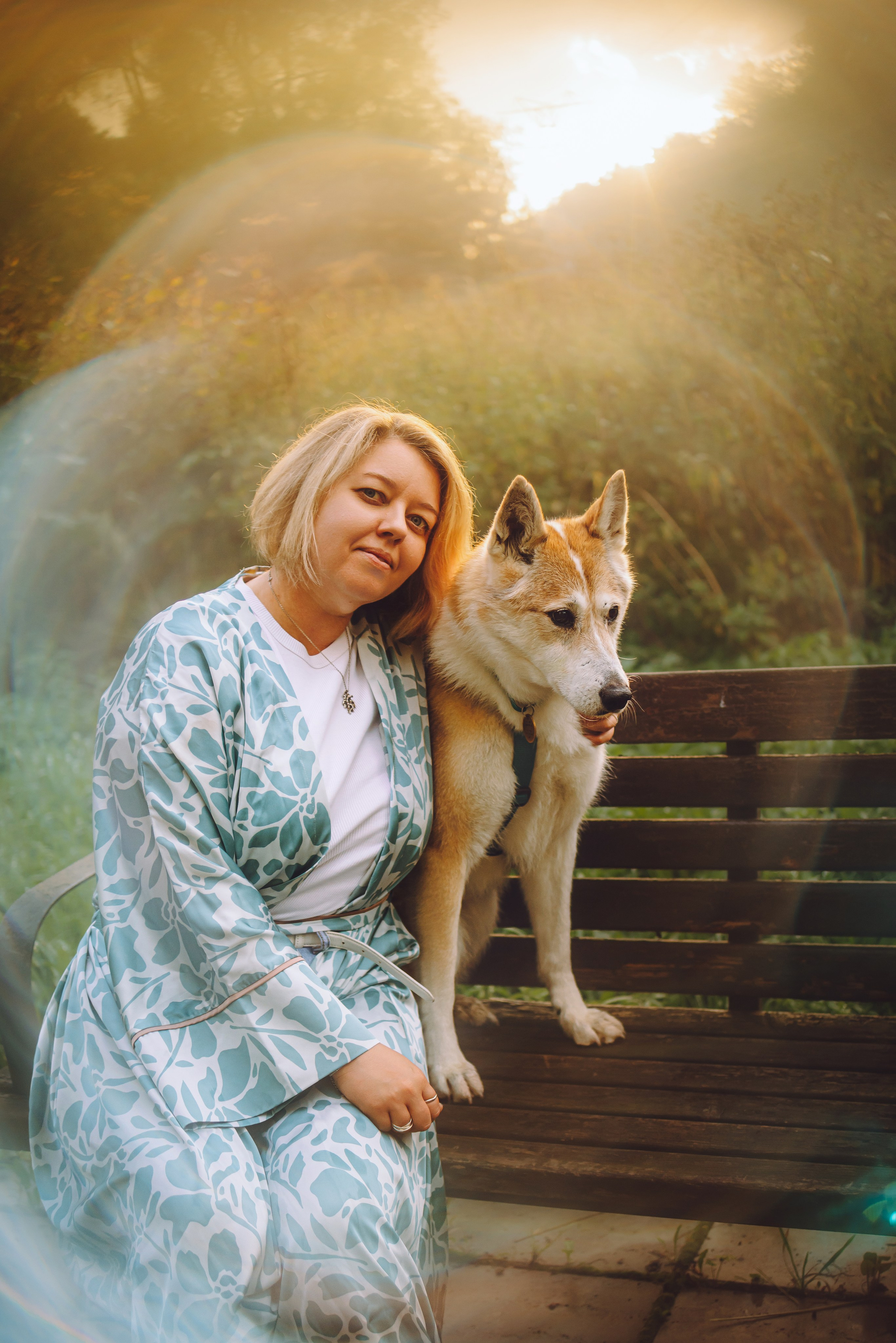 Лена и Лея. Семейный фотограф животных, анималист в Москве Екатерина Киреева