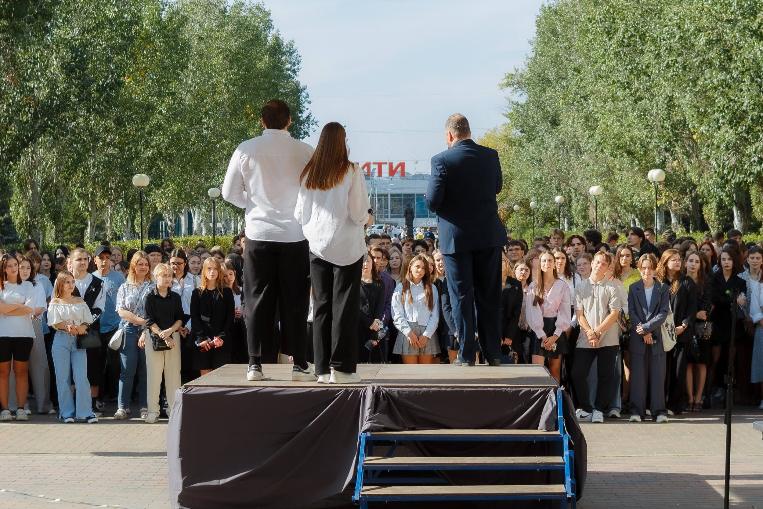 Первое сентября Самарского университета. Ksenia de Rossi | Съемка в Самаре