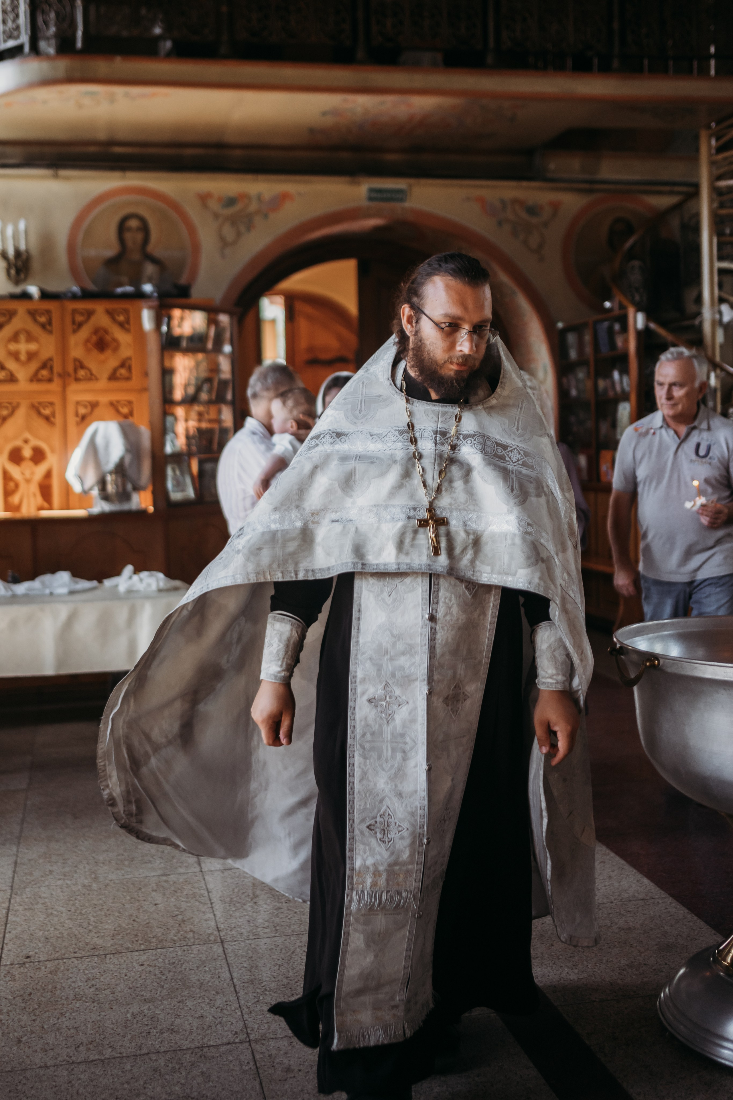 Крещение Стаса. Семейный фотограф в Москве и Подмосковье Иванова Нина