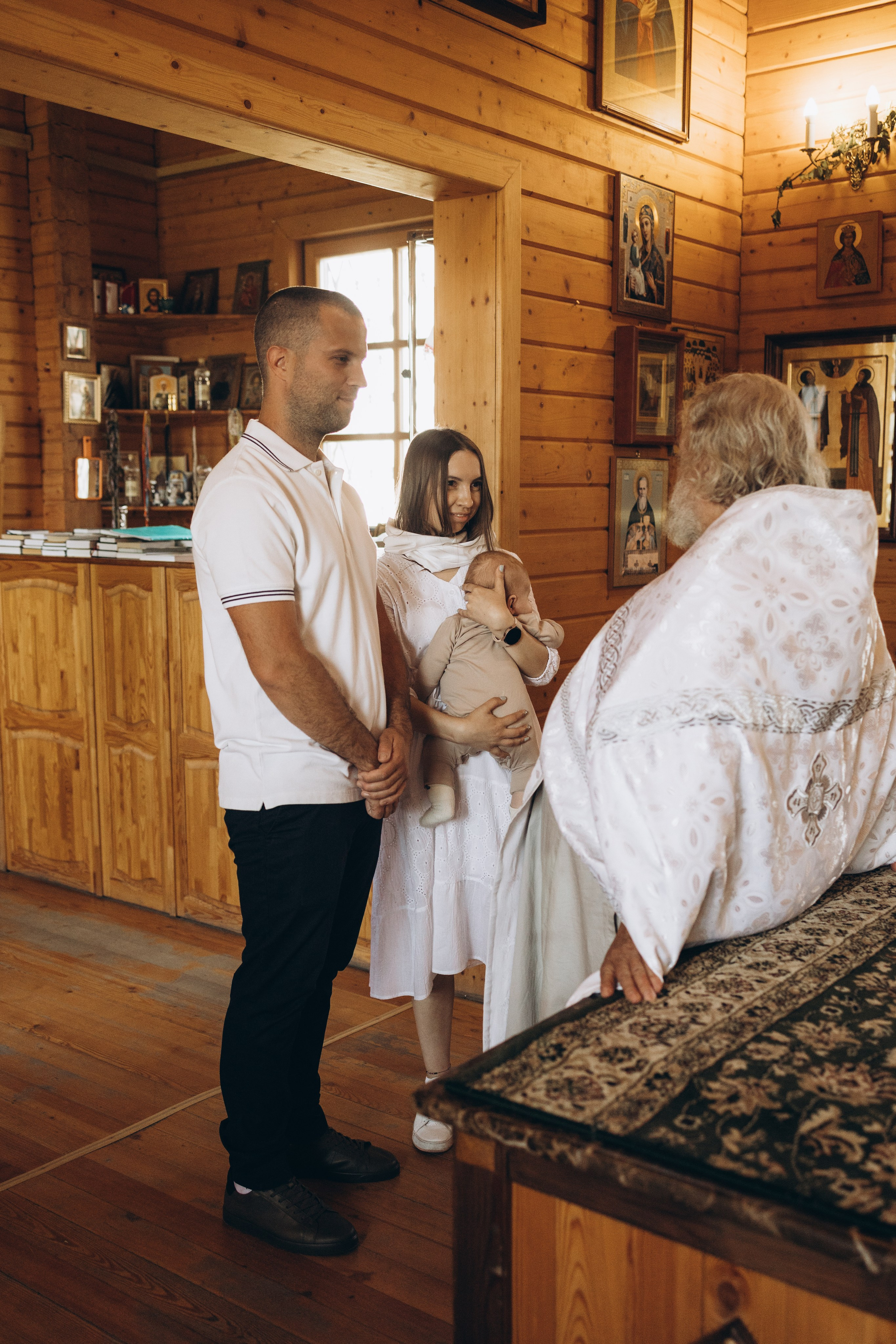 Крещение Егора. Семейный фотограф в Москве Виктория Ястребинская