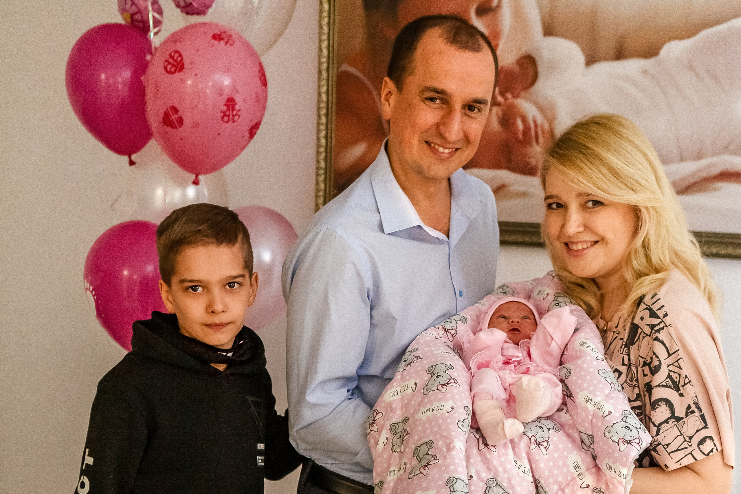 Выписка из роддома перинатальный центр Ставрополя. Фотограф Ставрополь Пятигорск Елизавета Дарина