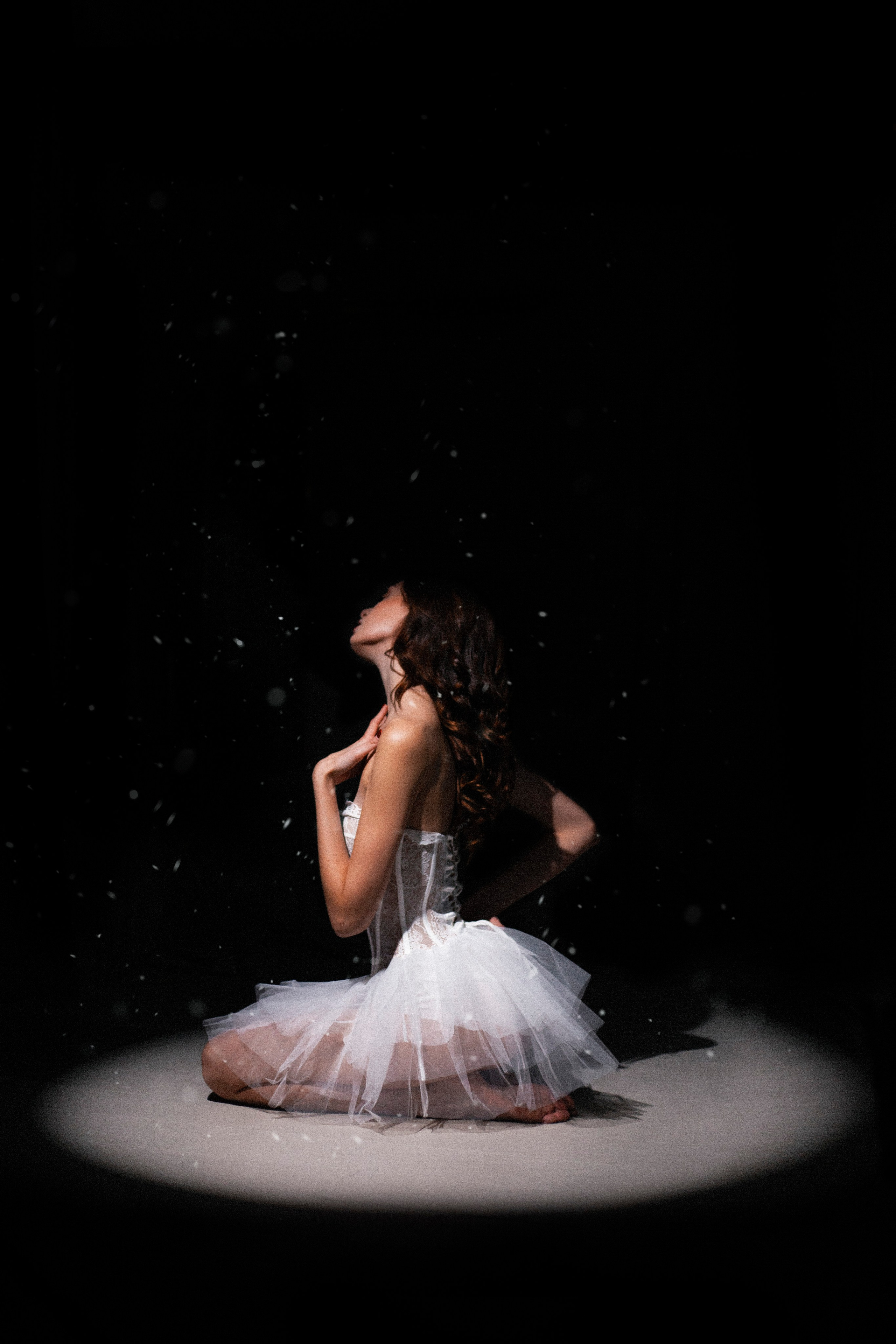 Алиса. Снежная студийная фотография. Коммерческий и индивидуальный фотограф в Ростове-на-Дону