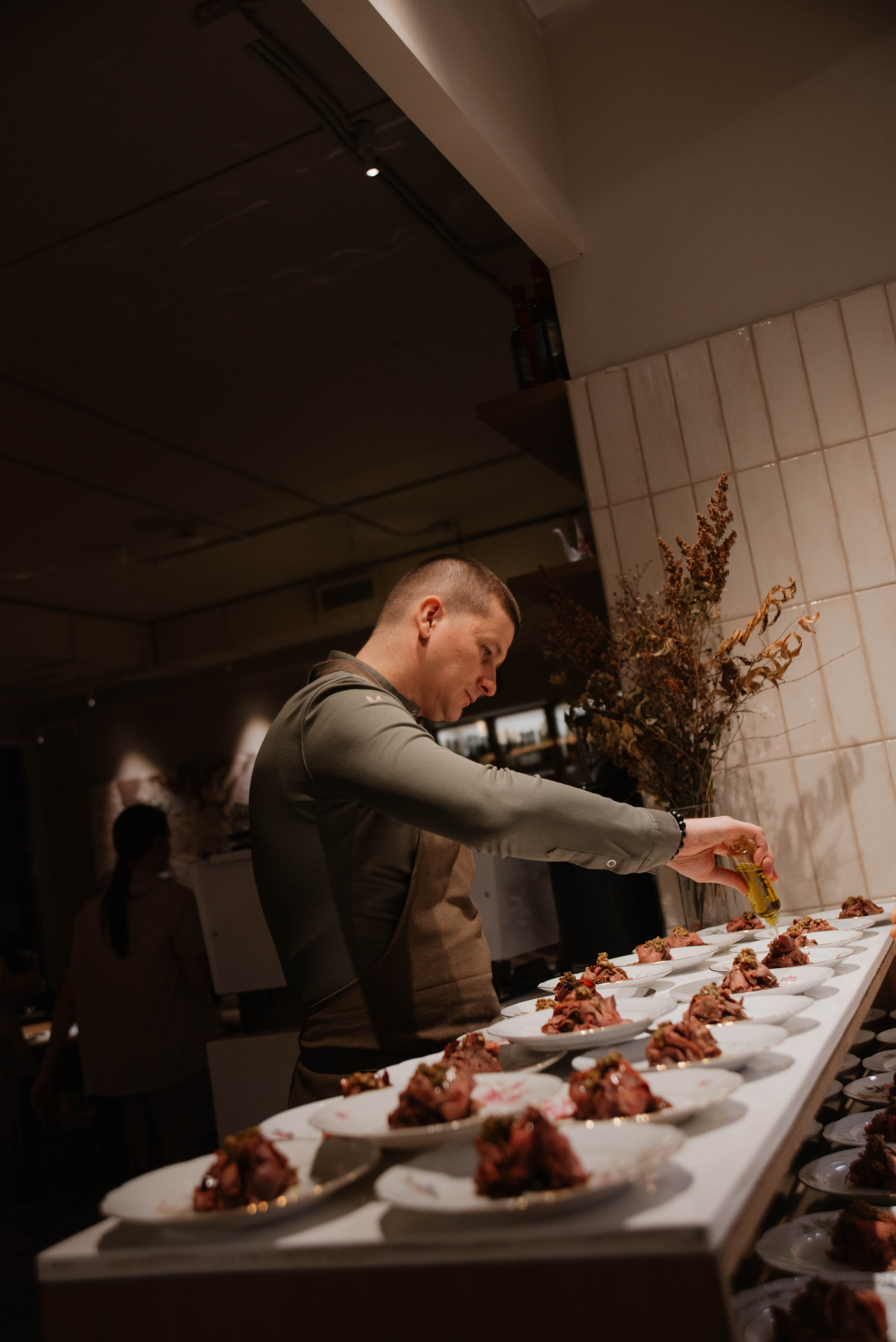 Шеф-тейбл в ресторане La Volte. Ксения Glossa. Портретный и репортажный фотограф в Самаре