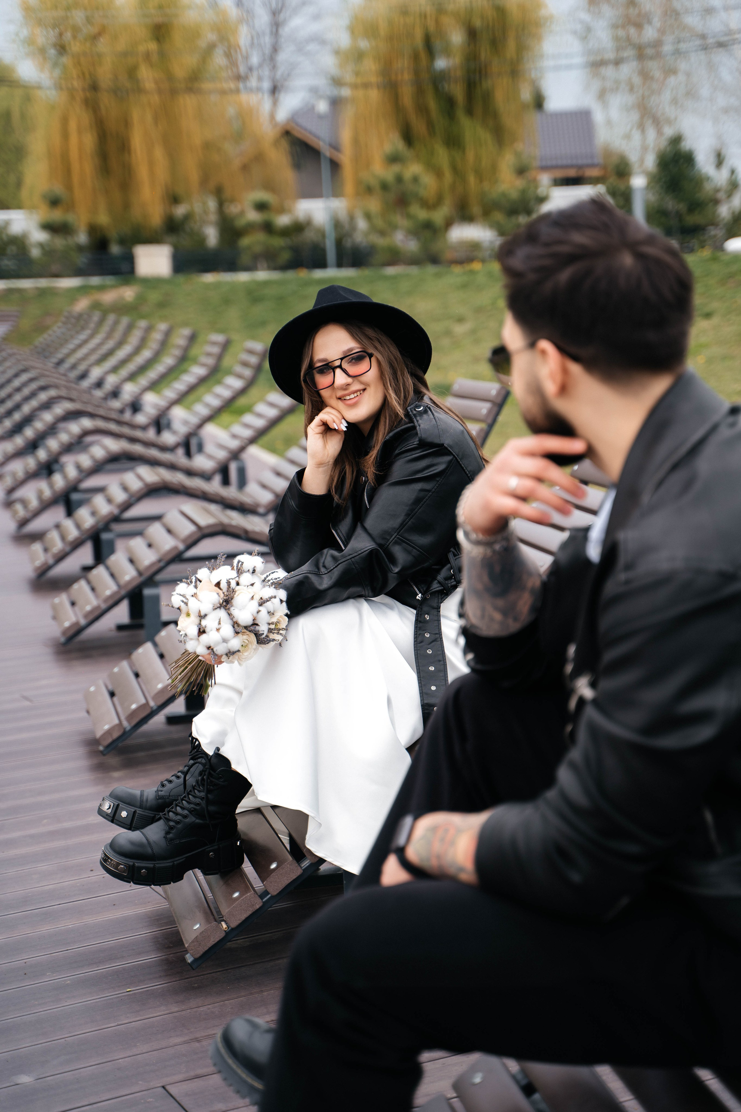 Никита и Лика — дождь, гранж, любовь. Свадебный и семейный фотограф