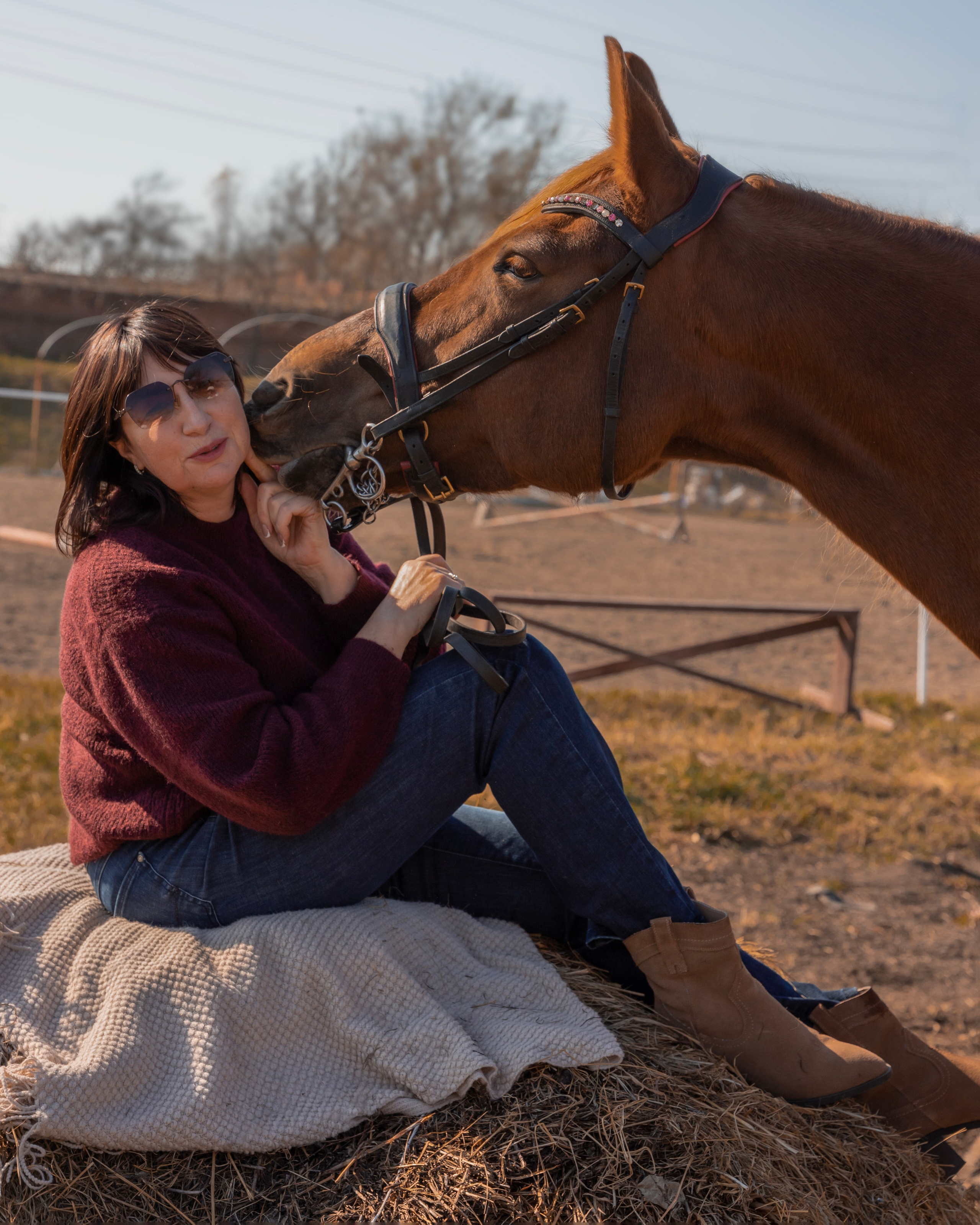 Фотосессия с лошадью. Женский, семейный фотограф в г. Уссурийске Марина Гусарова