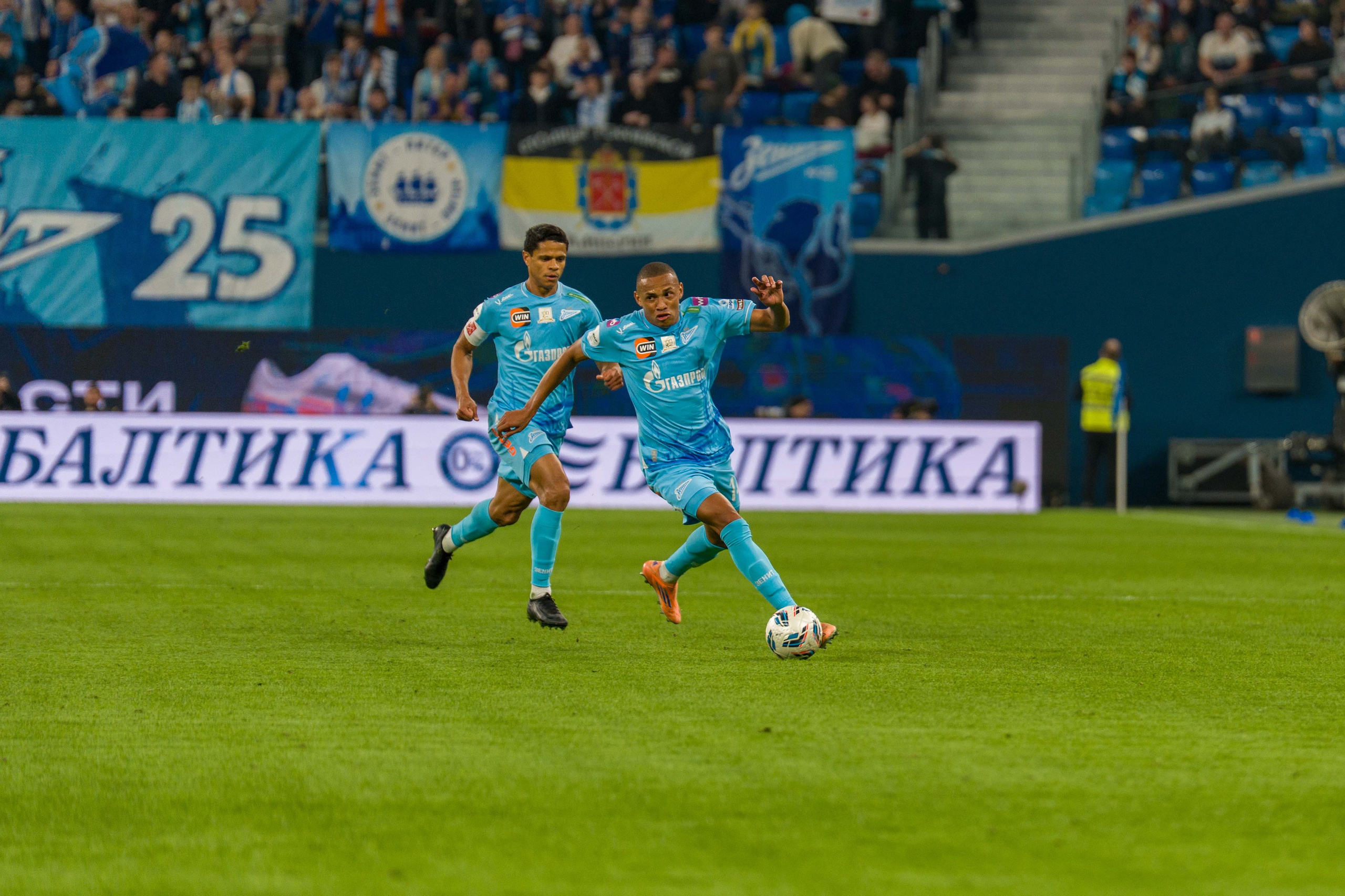 Zenit vs Baltika — RPL 2025/26 match gallery at Gazprom Arena | Anton Gauf. Sports Photographer in Saint Petersburg | Anton Hauff
