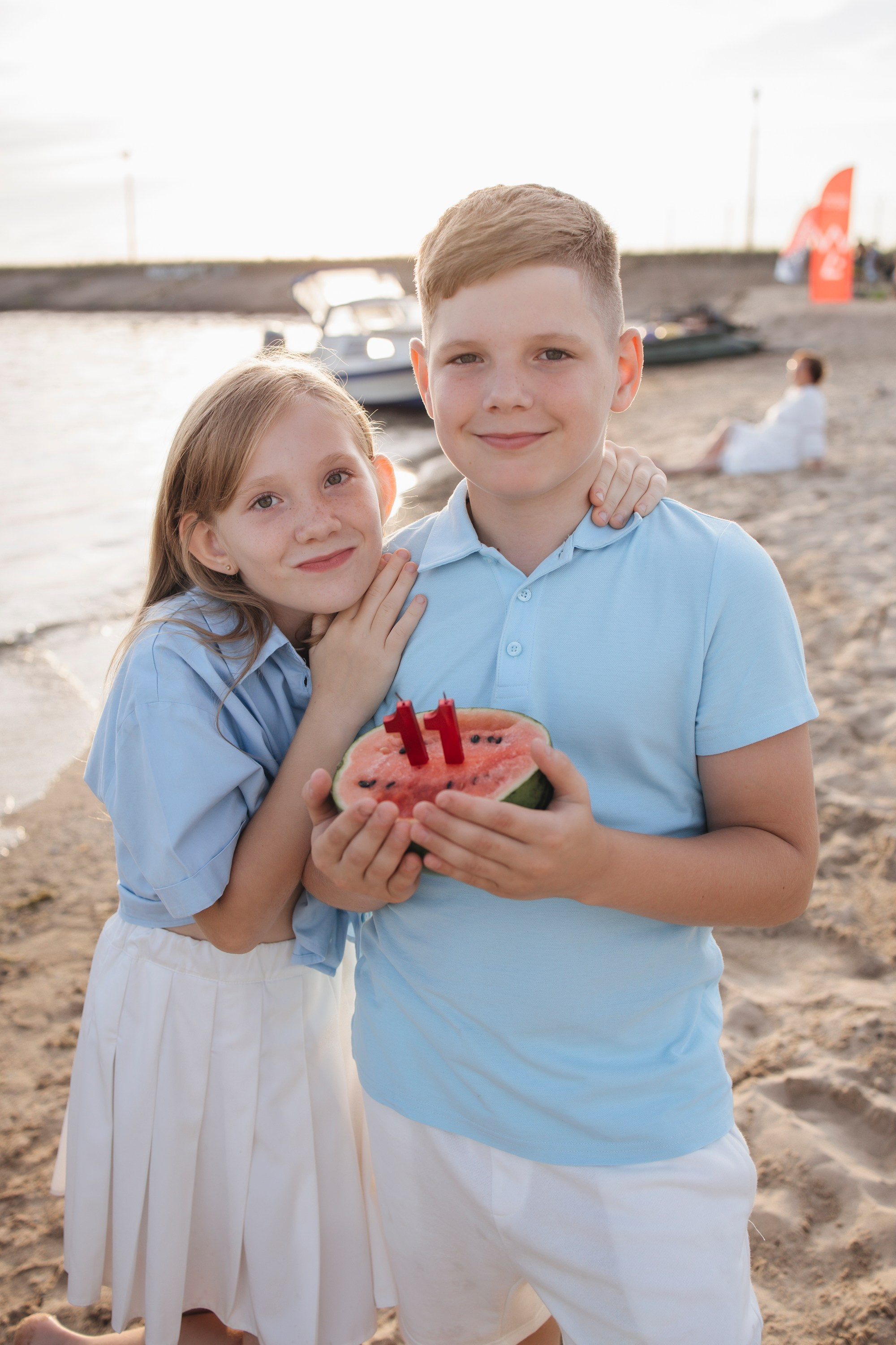 Прогулка на закате. Фотограф Новосибирск