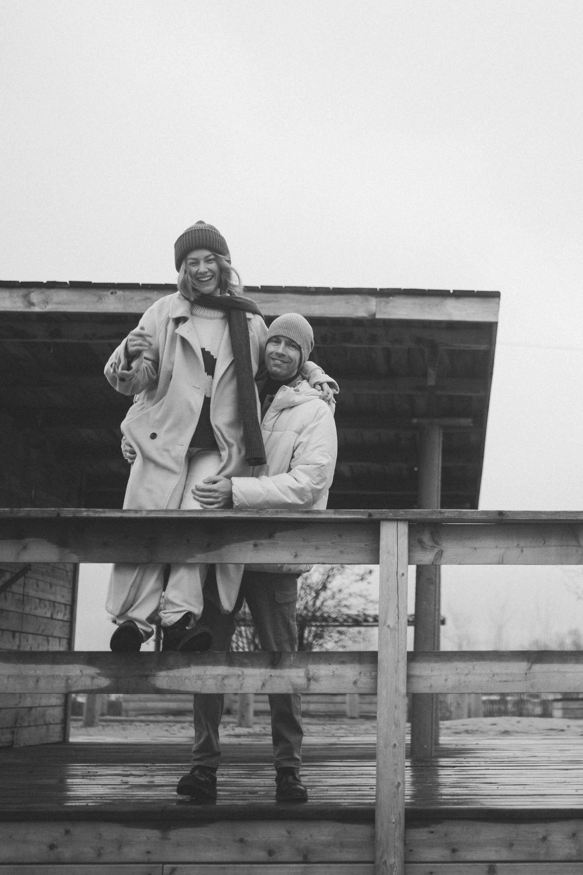 Осенний пляж. Свадебный фотограф Казань