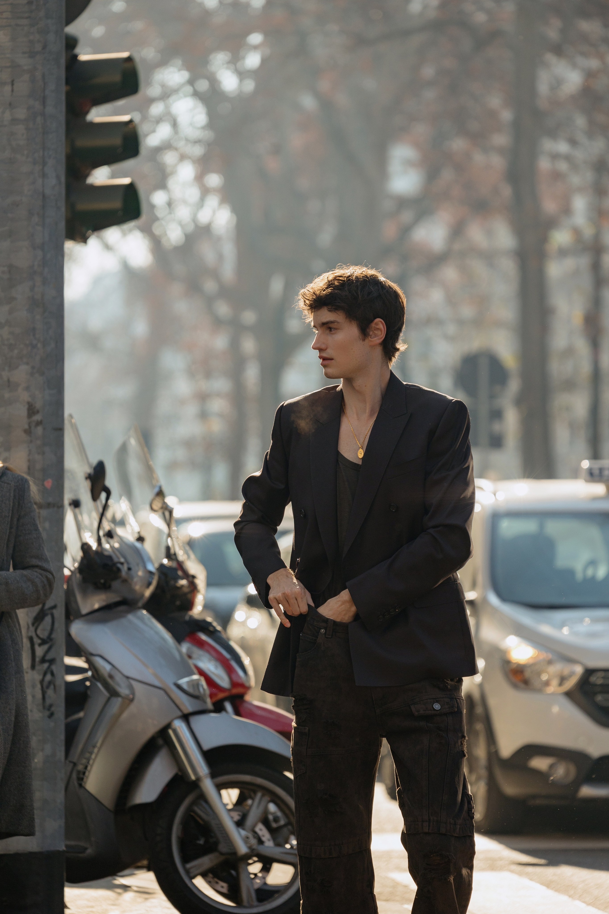 Milan Mens fashion week FW 24/25 D&G. Photographer in Milan Ivan Goncharov