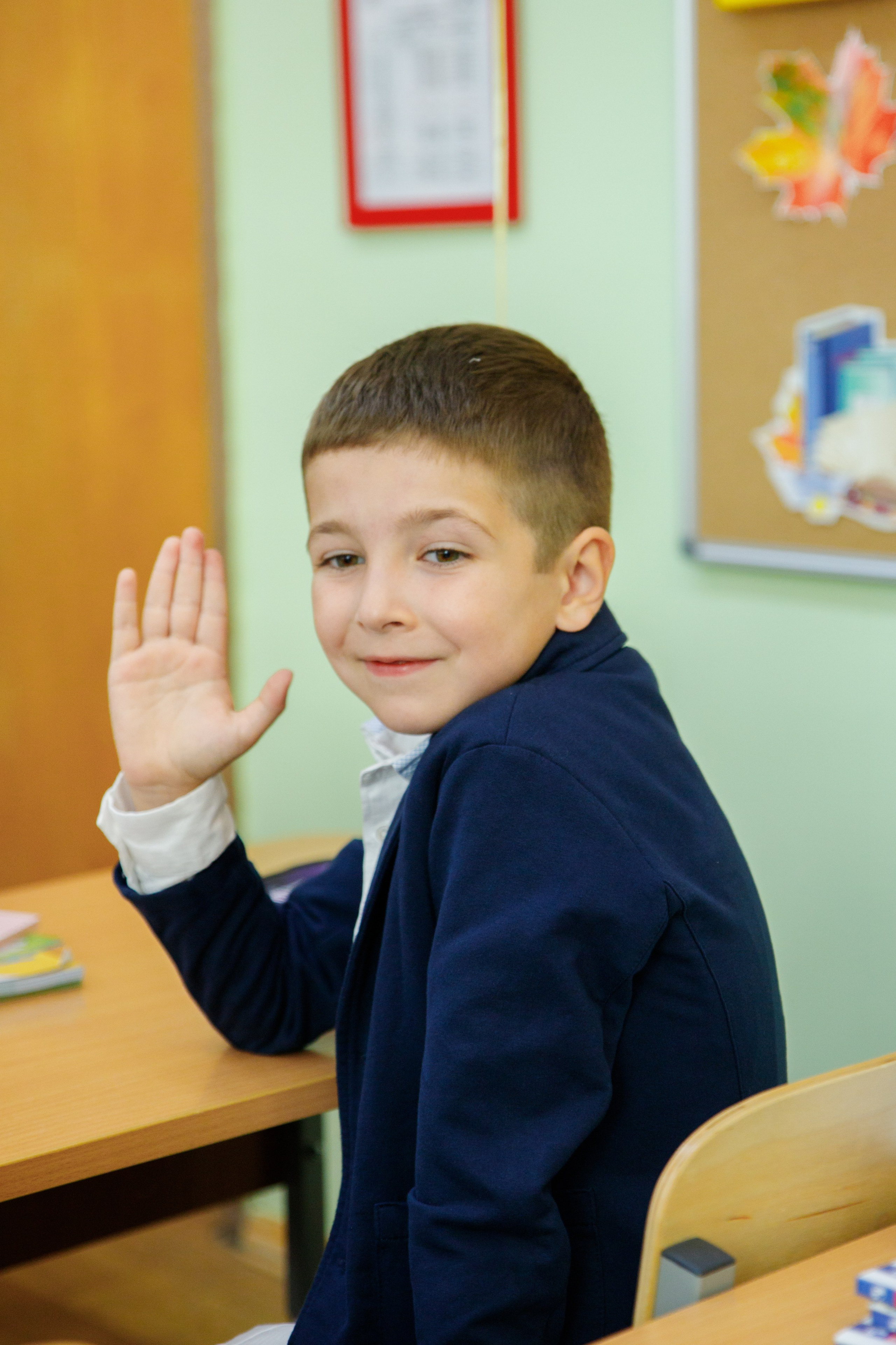 Репортажная съемка первого сентября для первоклассников. Семейный и школьный фотограф в Москве Анна Ткач