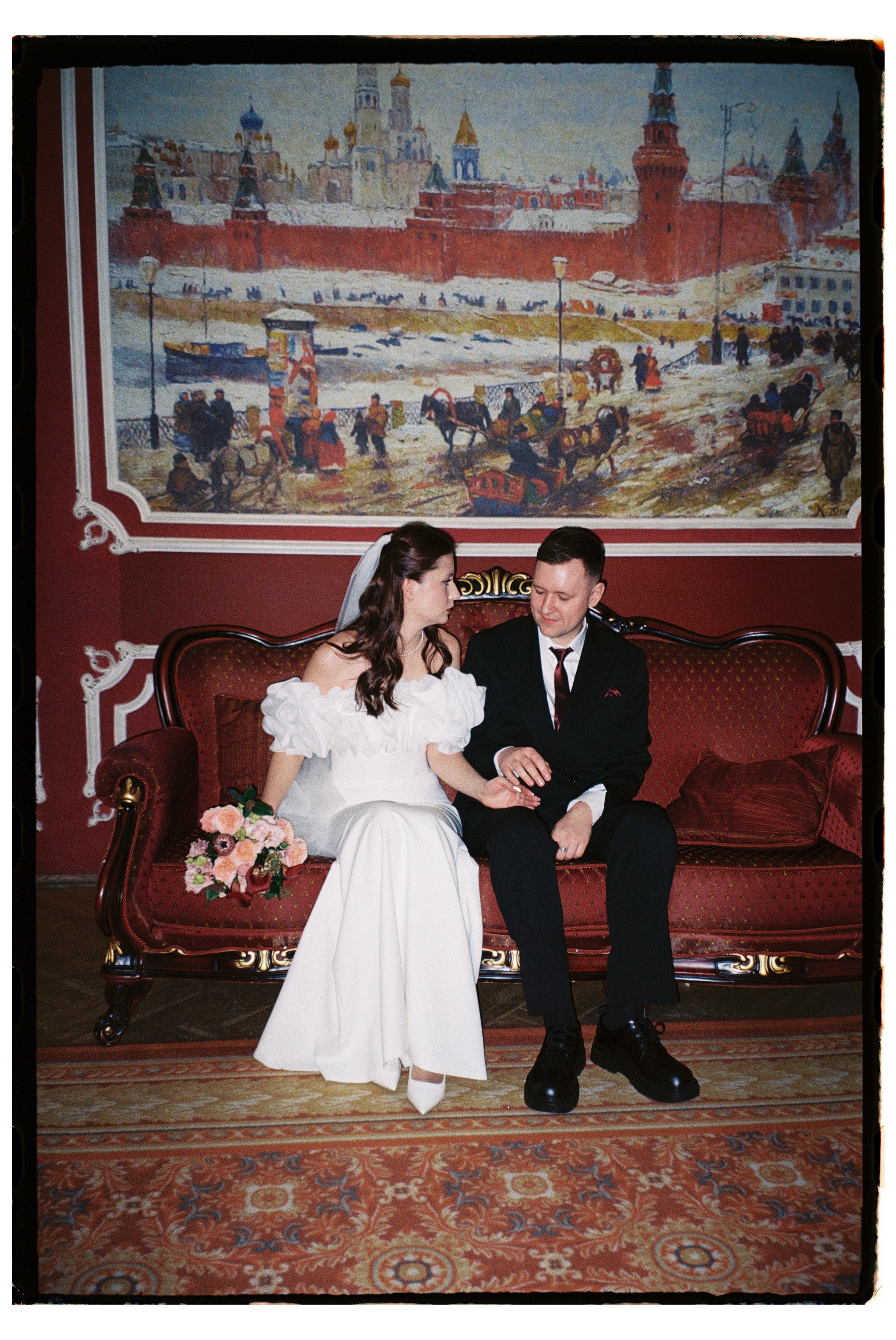 На плёнку (Оля и Денис). Фотограф в Москве — Евгения Прокопенко