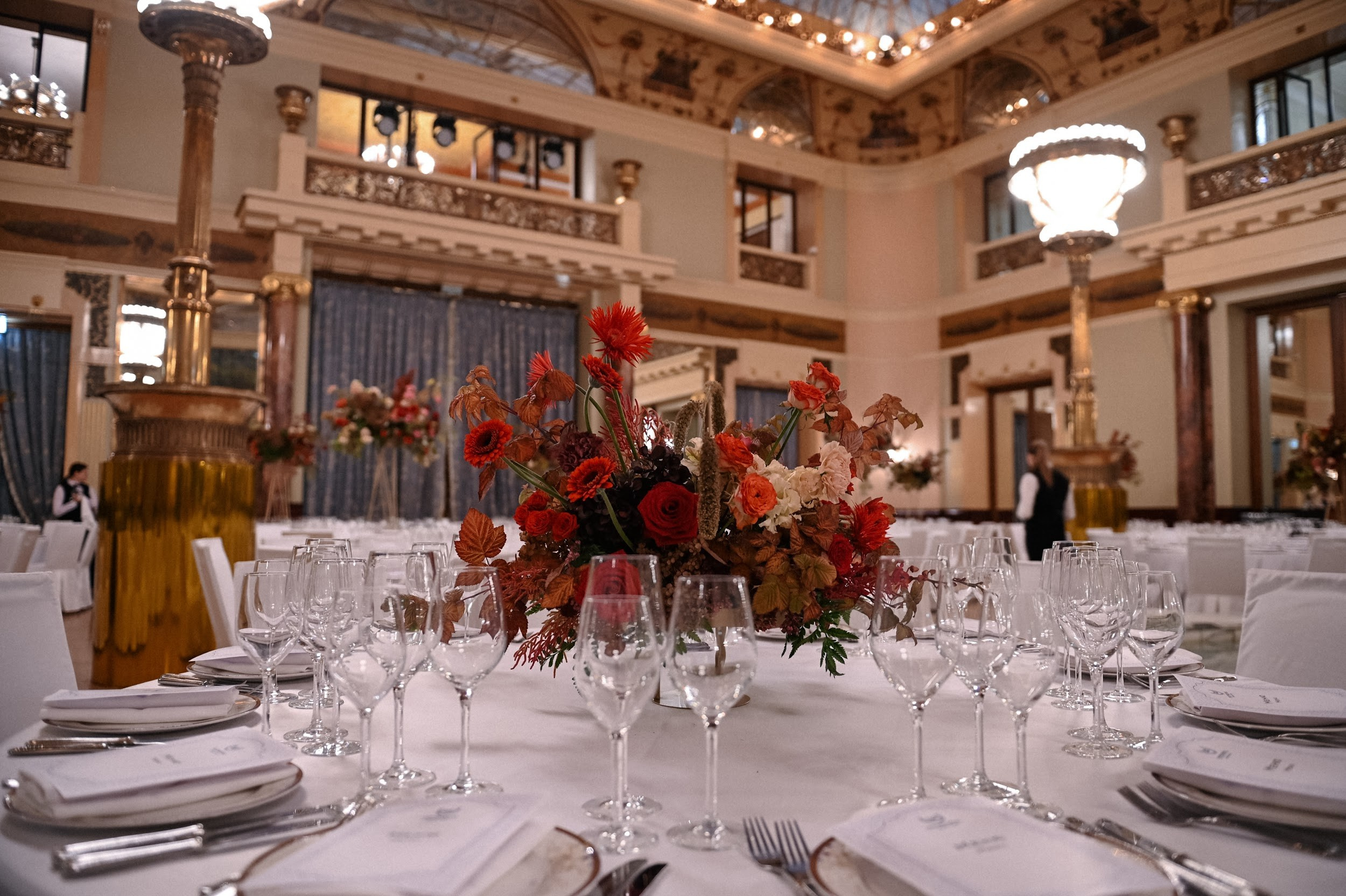 Светский прием в отеле Метрополь. Kirillova Studio — мастерская декора и событий Юли Кирилловой