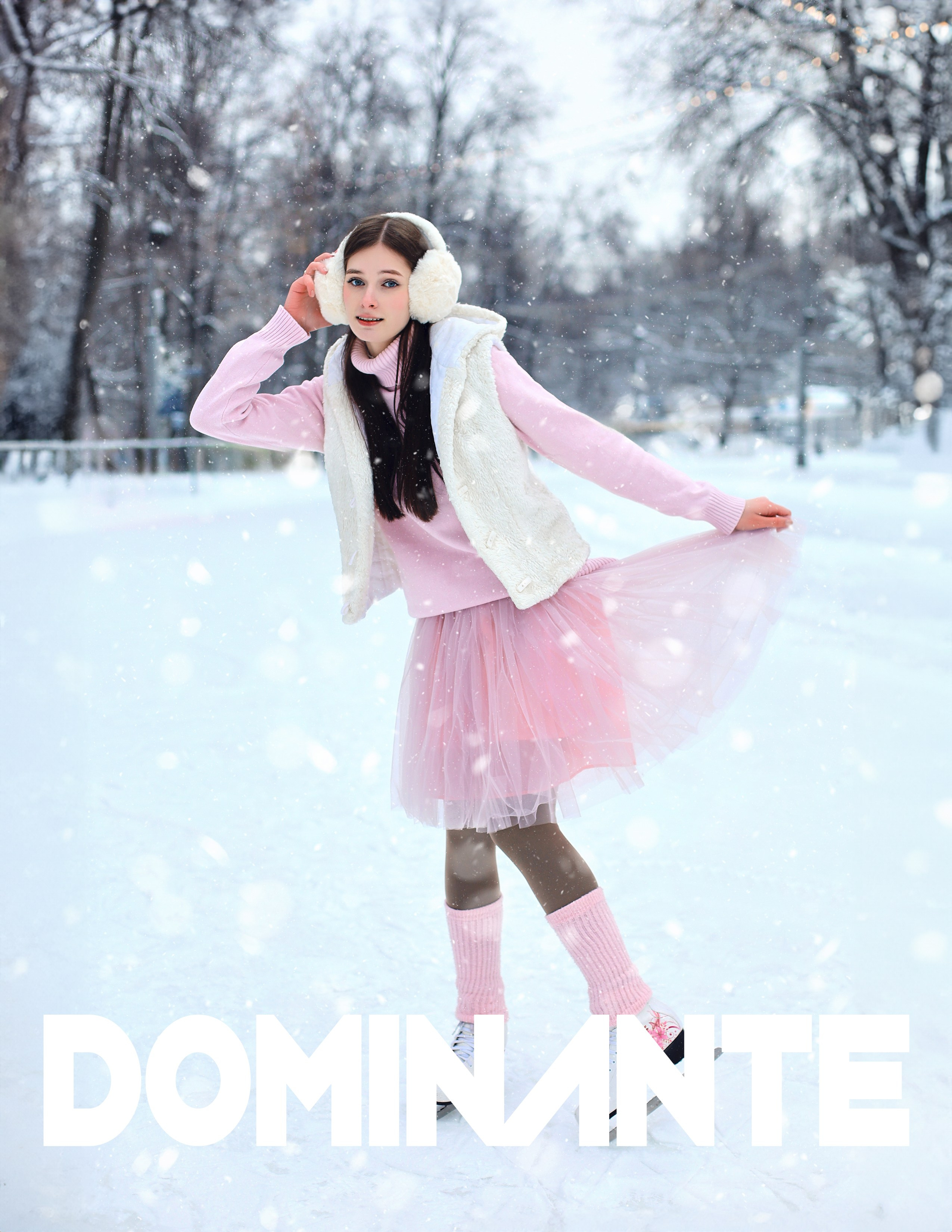 Девушка на льду. Фотограф в Смоленске Ася Польшина