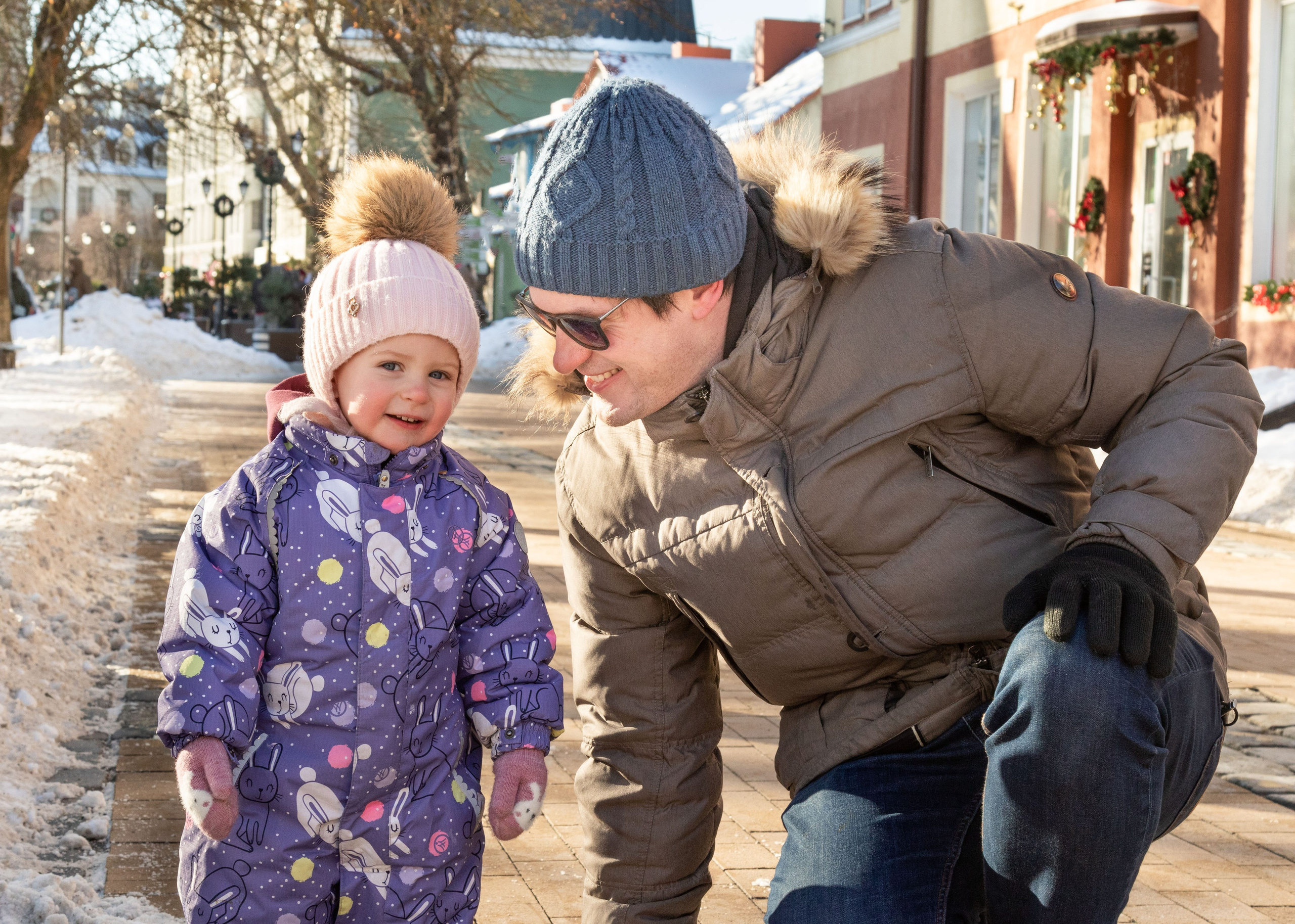 Такой снежный Зеленоградск. Fotografin in Zelenogradsk Liana Sopina