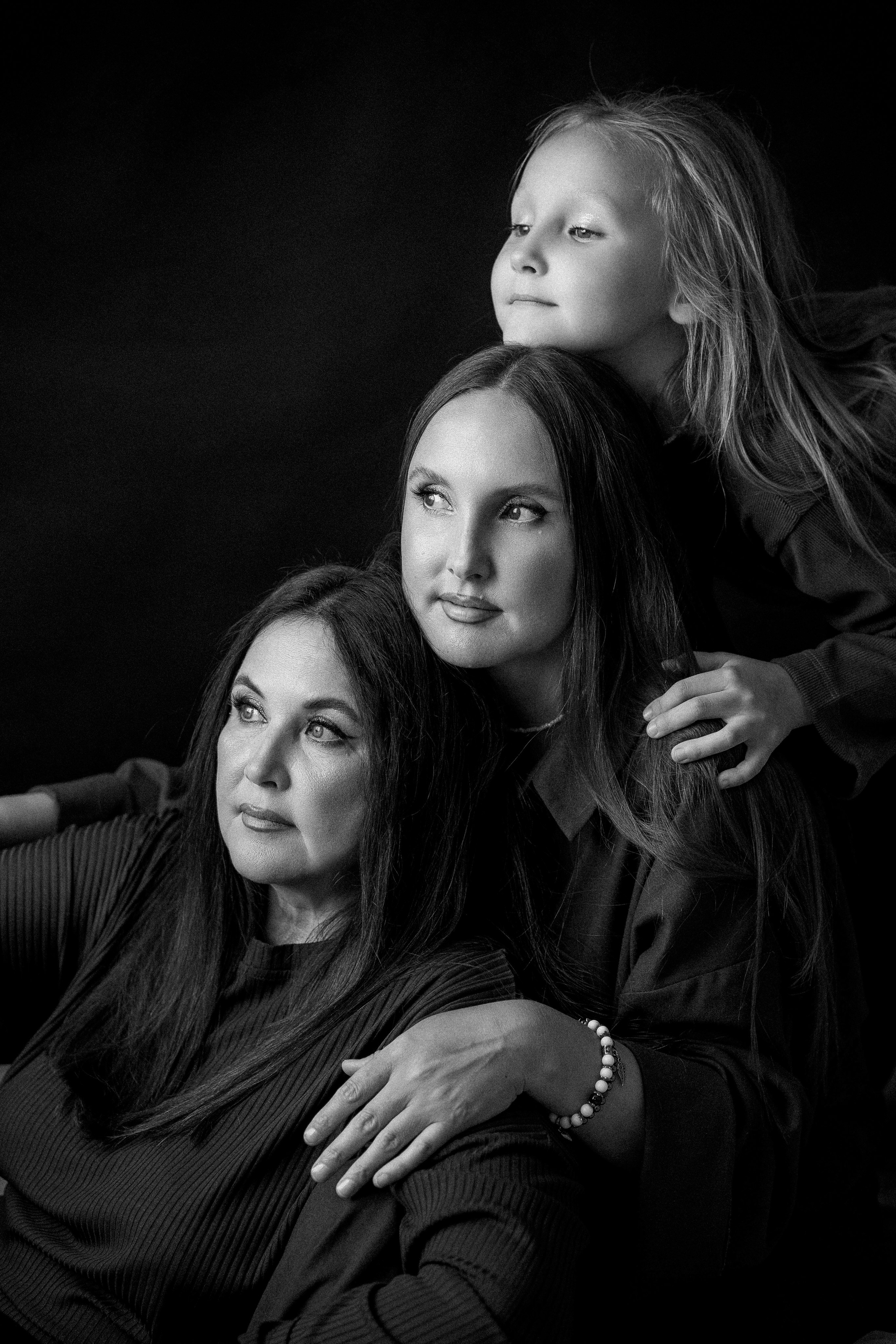 Мама, дочка, внучка. Фотограф Губаха Рависа Муллахметова