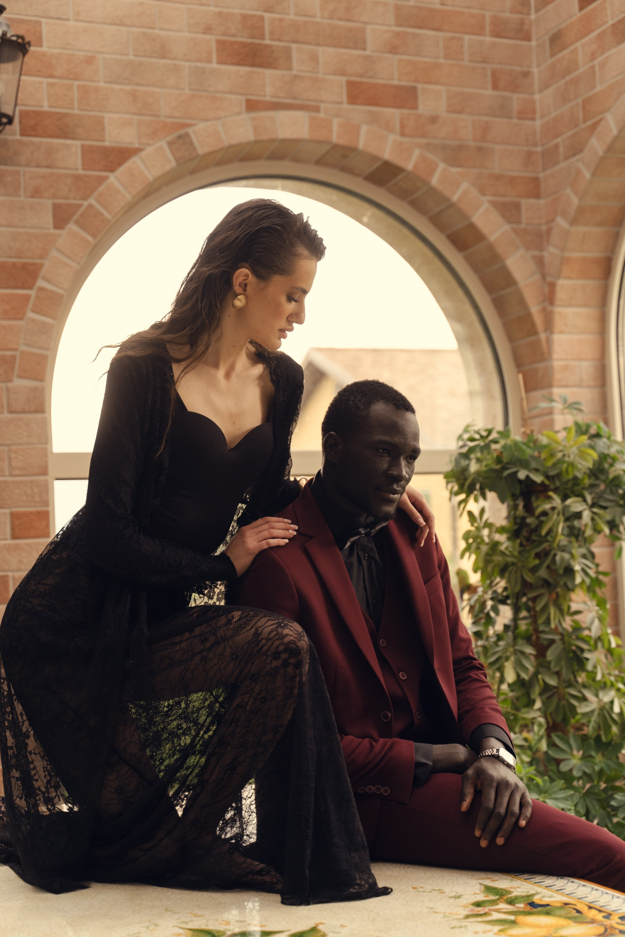 Черно-белый взрослый, детский портрет. Портретный фотограф в Краснодаре Валерия Матирная