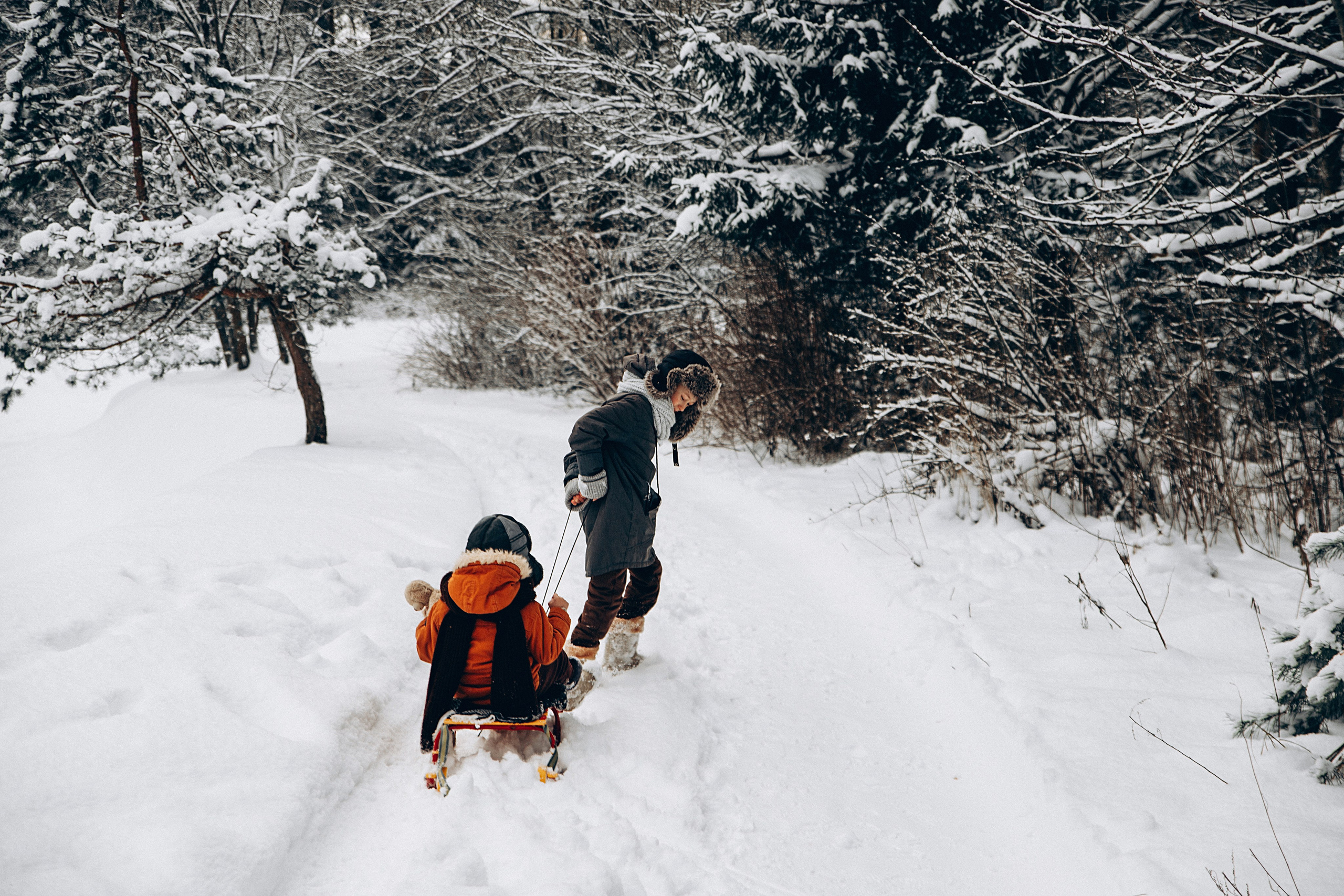 Зимние радости. Репортажный и детский фотограф в Минске