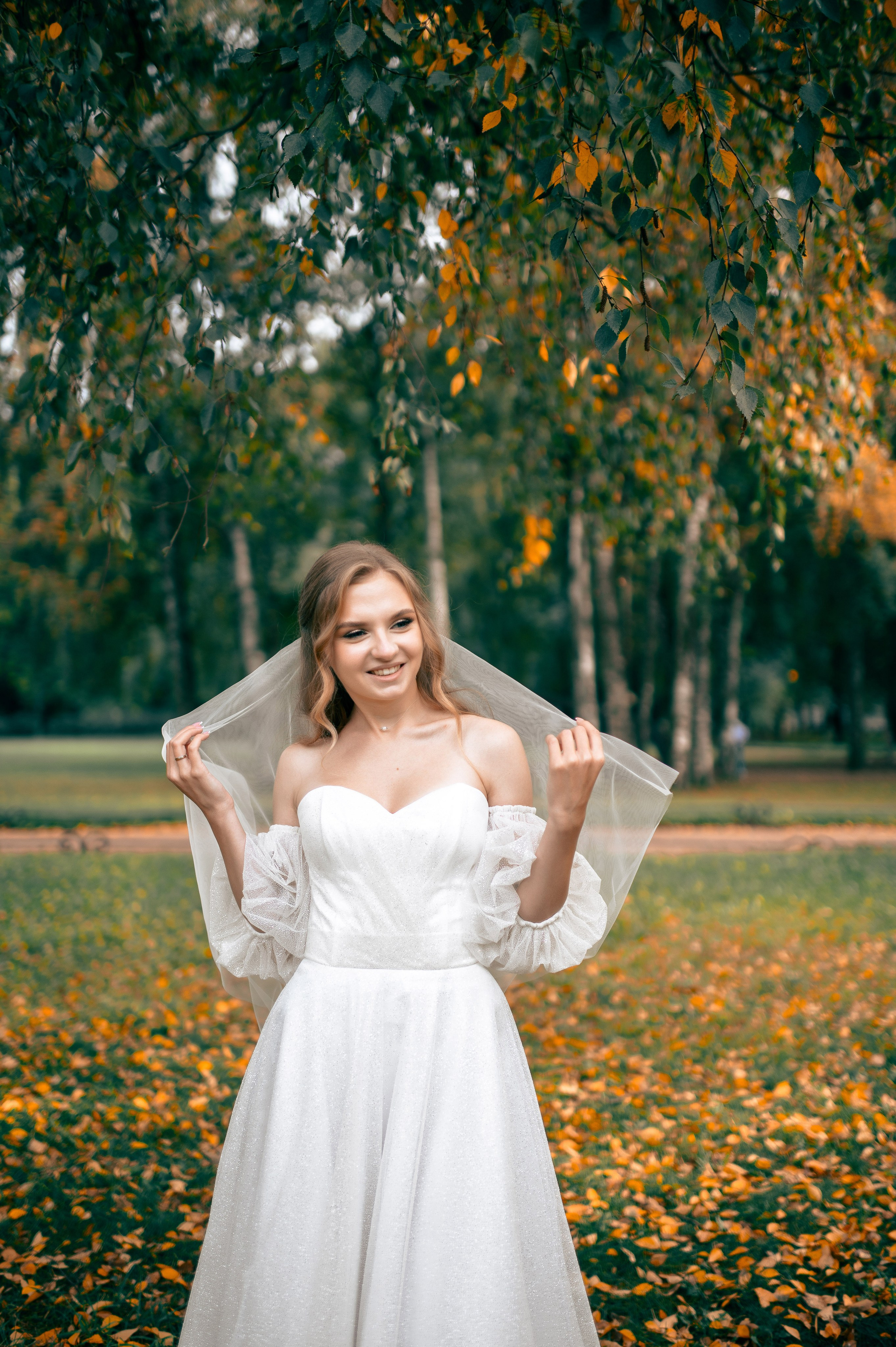 Анастасия и Михаил (Второй Дворец Бракосочетания на Фурштатской улице 52, фотосессия в Таврическом парке). Портретный, семейный и свадебный фотограф в Санкт-Петербурге и в Пушкине Ширяев Денис