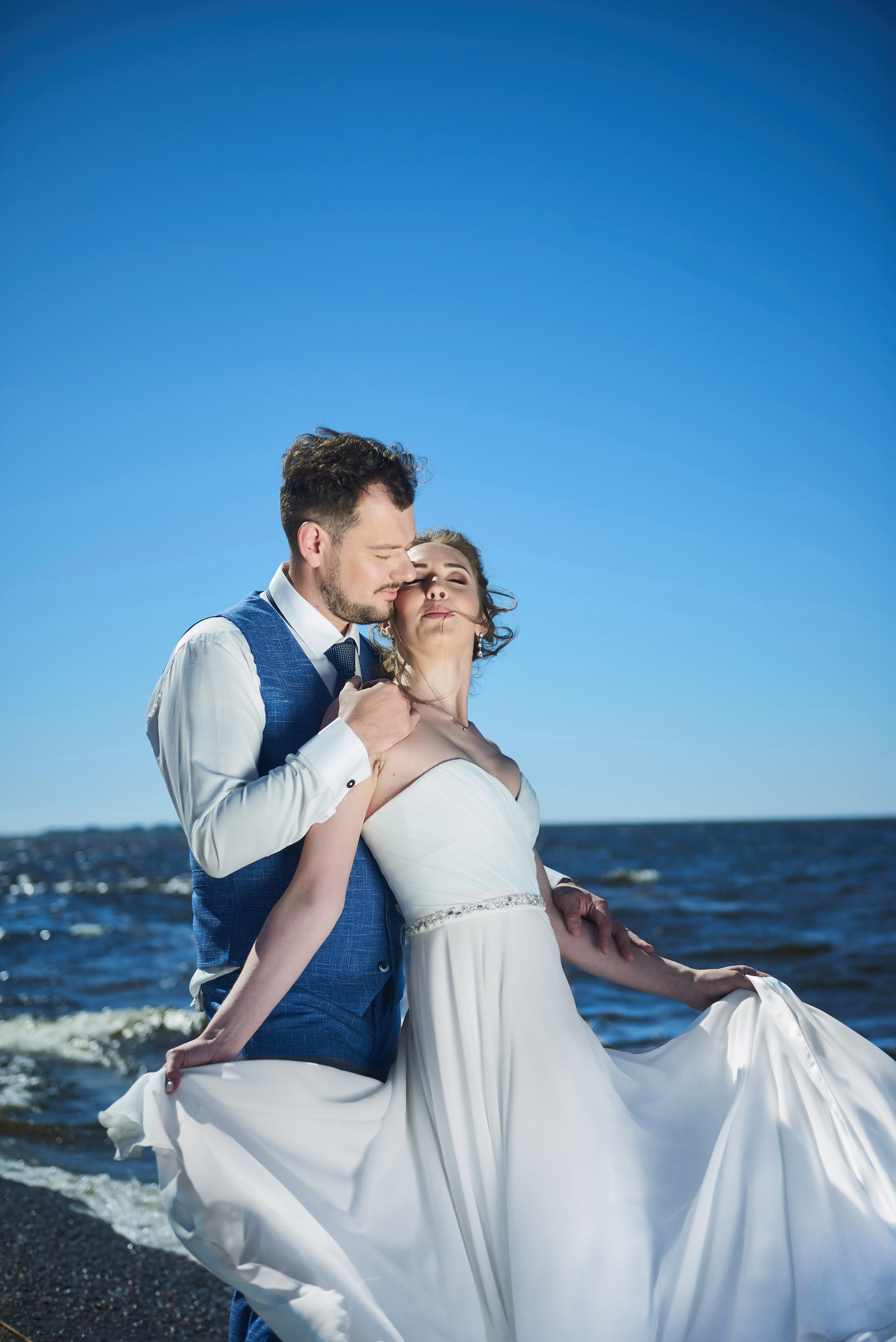 Александра и Вячеслав (фотосессия на берегу Финского залива в парке Дубки в Сестрорецке). Портретный, семейный и свадебный фотограф в Санкт-Петербурге и в Пушкине Ширяев Денис