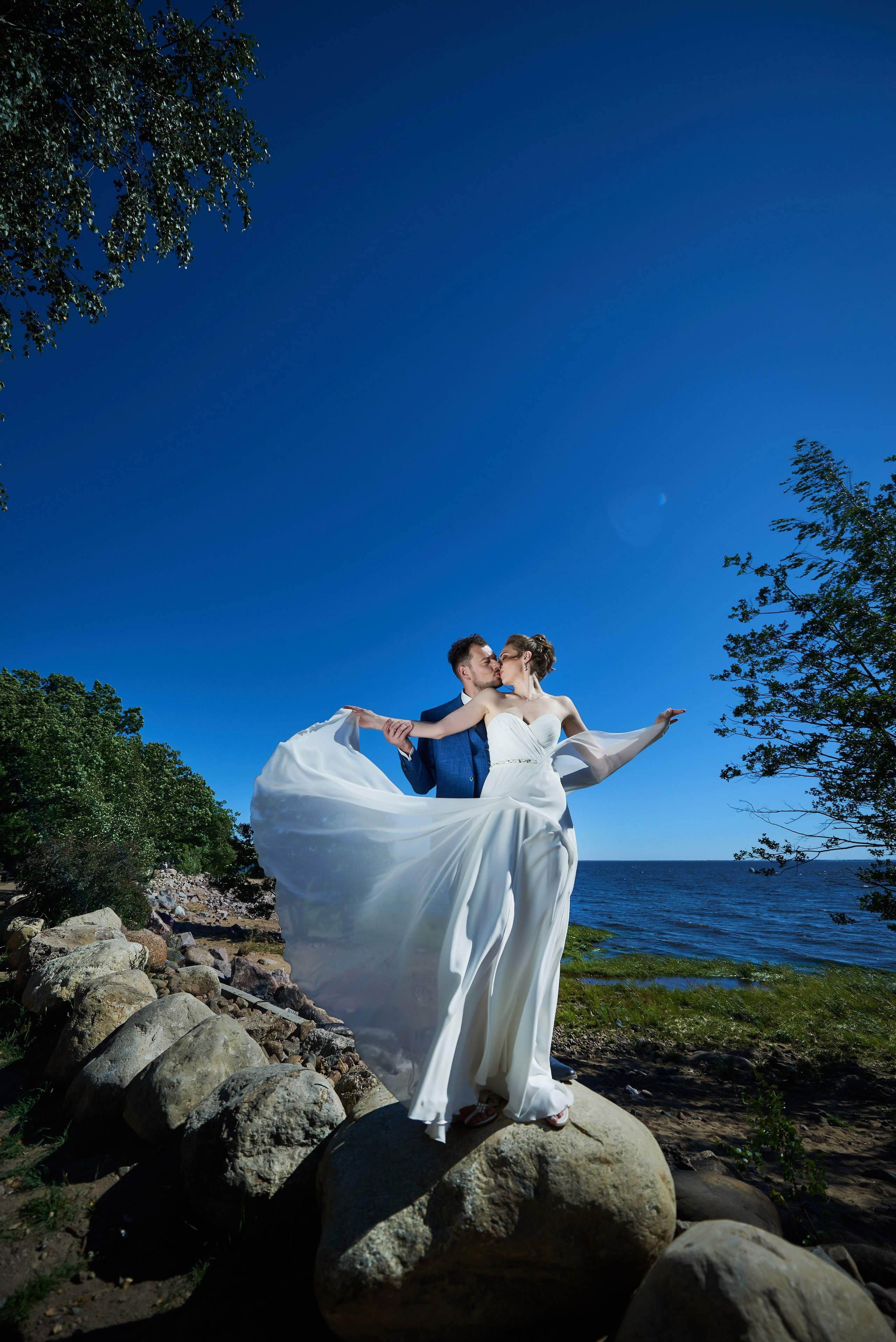 Александра и Вячеслав (фотосессия на берегу Финского залива в парке Дубки в Сестрорецке). Портретный, семейный и свадебный фотограф в Санкт-Петербурге и в Пушкине Ширяев Денис