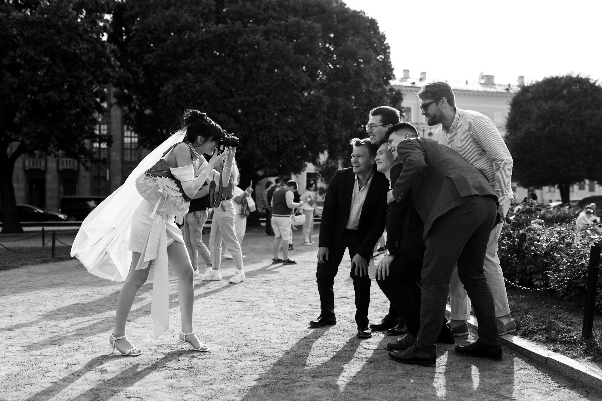 Свадебная фотосессия на Исаакиевской площади. Свадебный фотограф СПБ