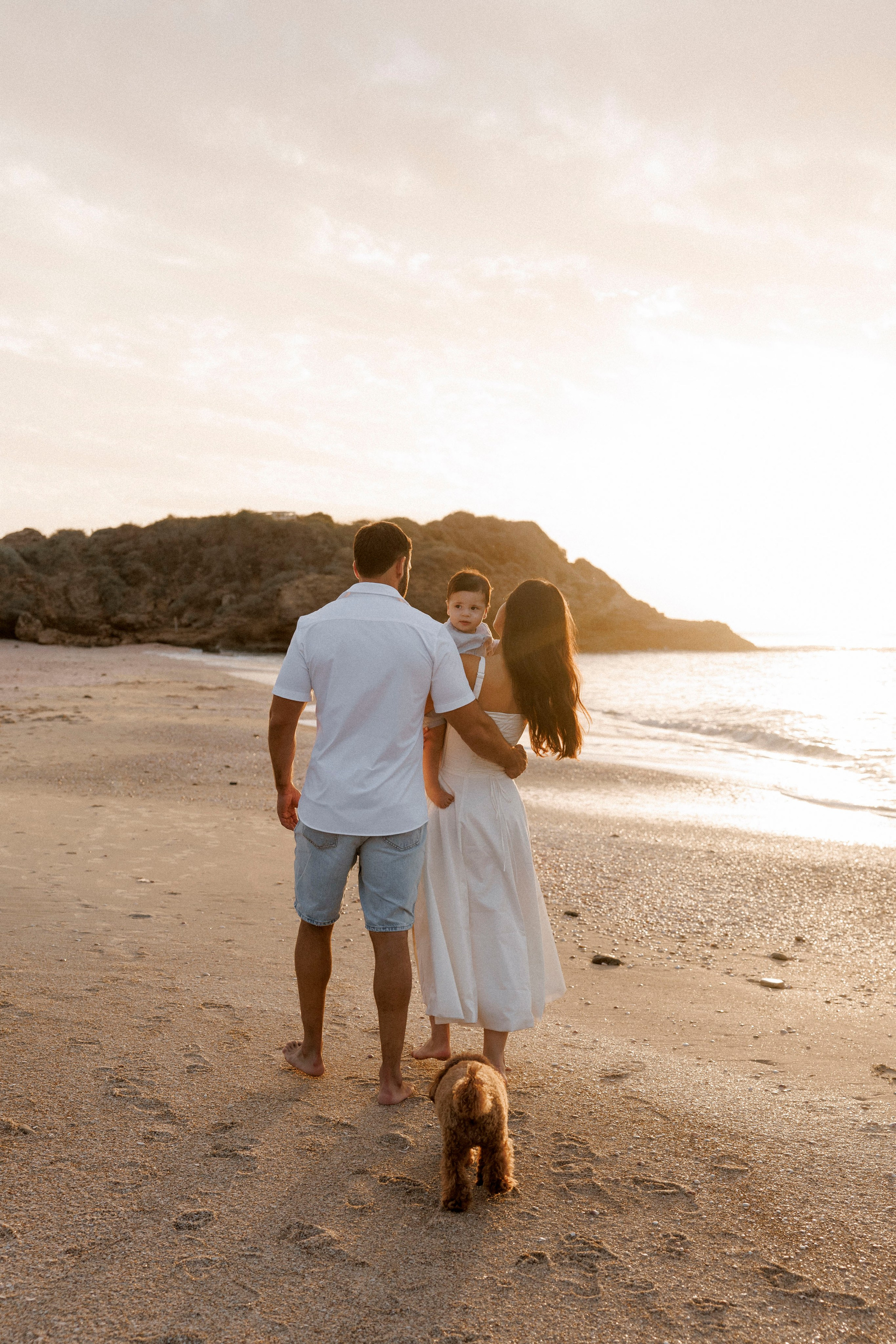 First year family photos near the sea. Главная