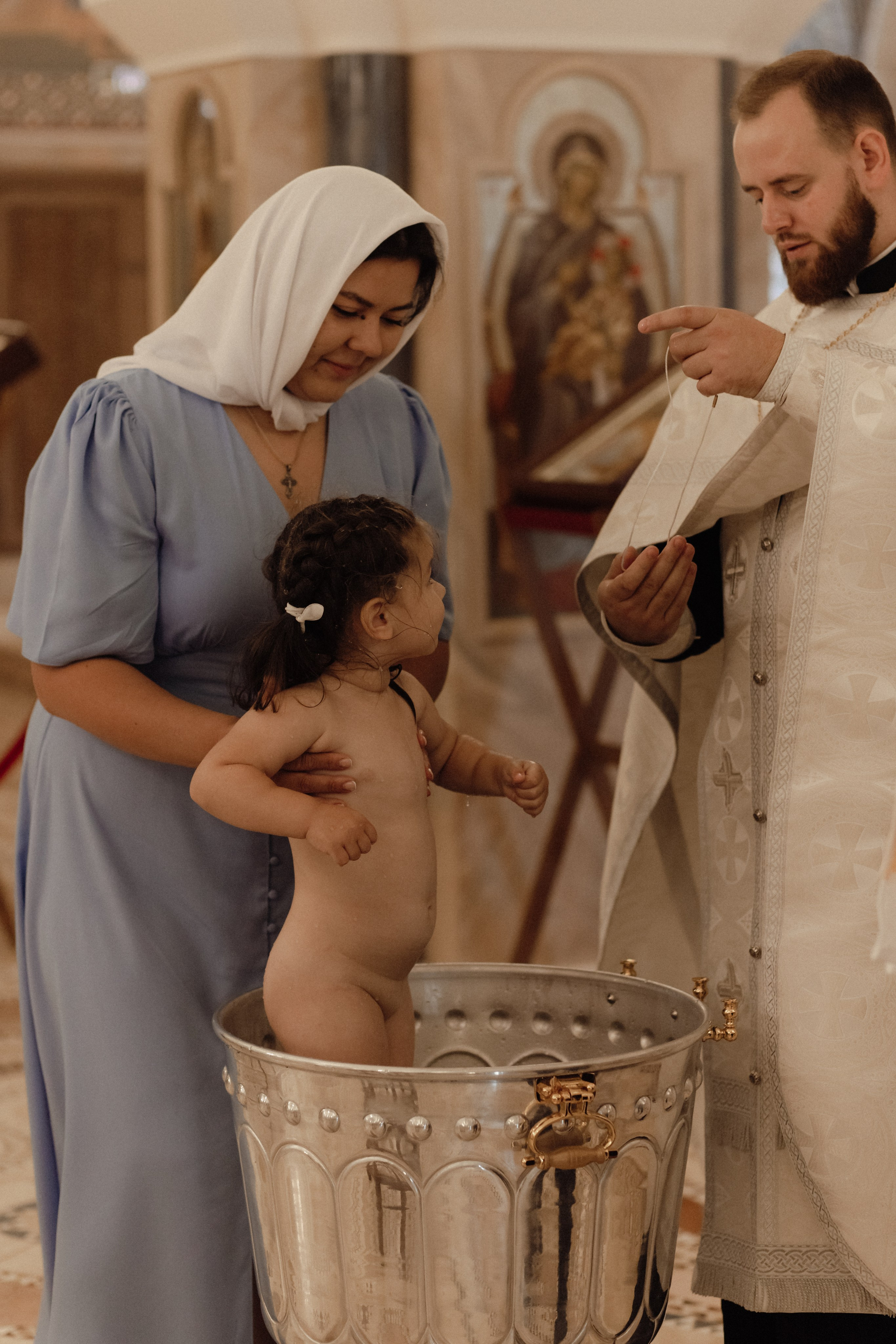 Крещение Киры. Семейный и свадебный фотограф в Челябинске Мария Леонтьева