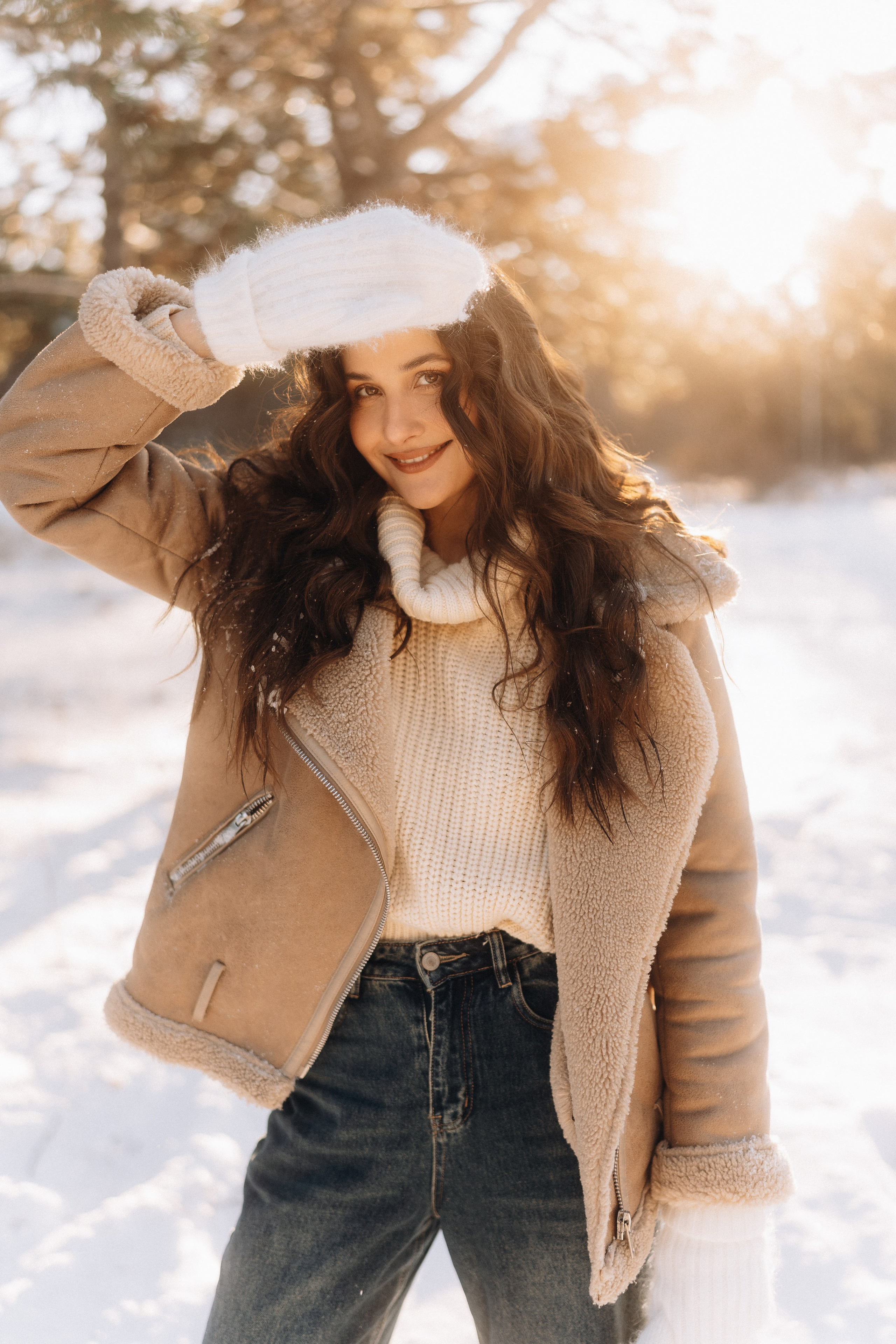 Валентина | Снежная прогулка. Портретный свадебный фотограф Крым | Евгения Щитенко