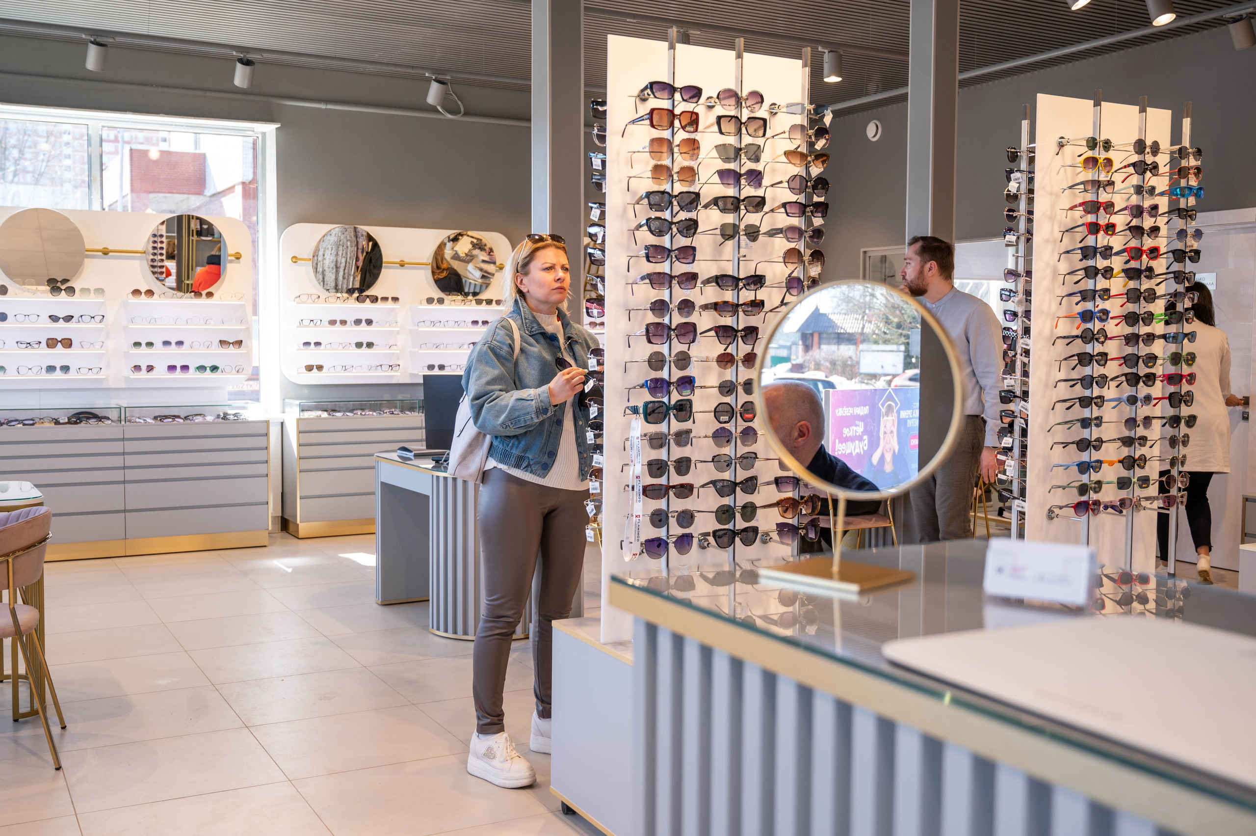 Съёмка открытия оптики