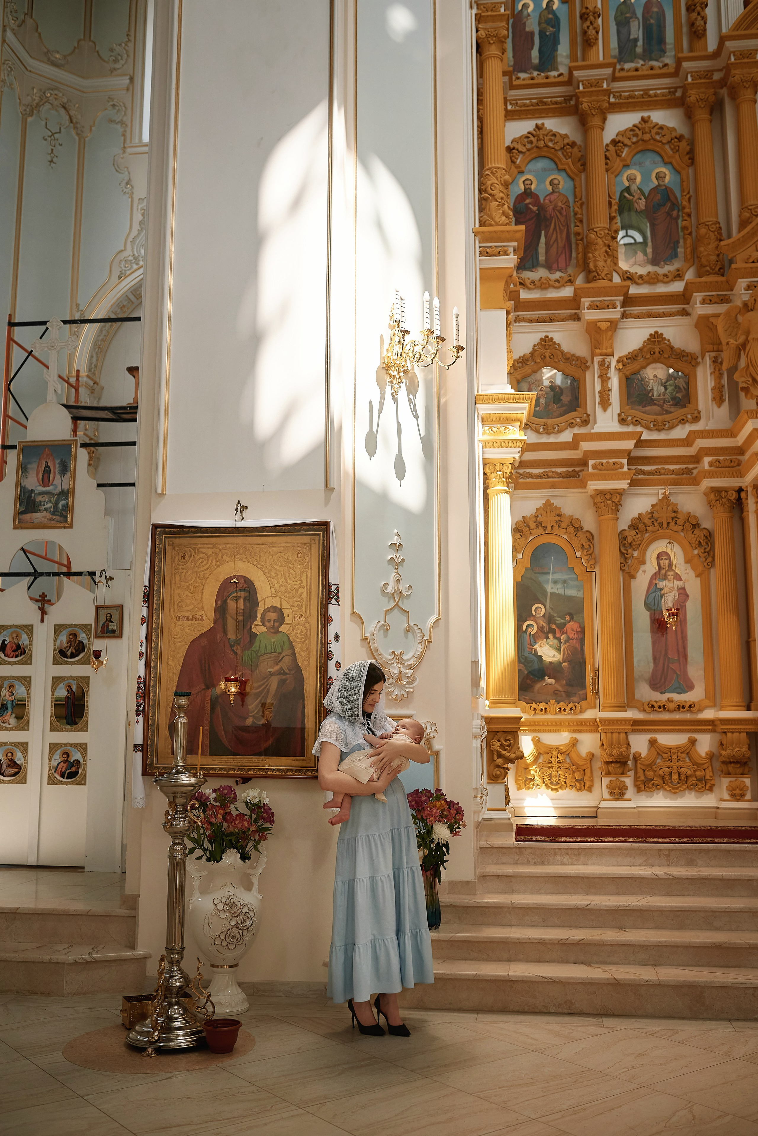 Крещение Александра Храм Святой Троицы г. Батайск. Семейный фотограф в Ростове-на-Дону Татьяна Литвинова