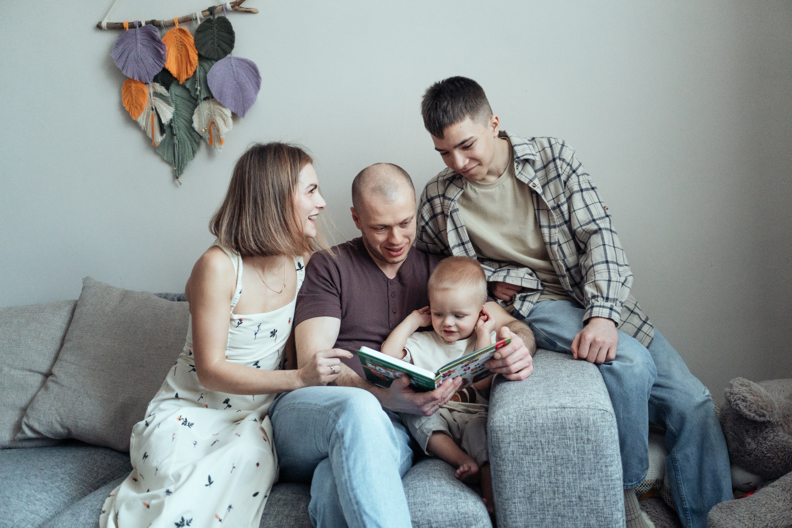 Катя, Антон, Вадим и Миша. Семейный и детский фотограф в Санкт-Петербурге Наталья Григорьева